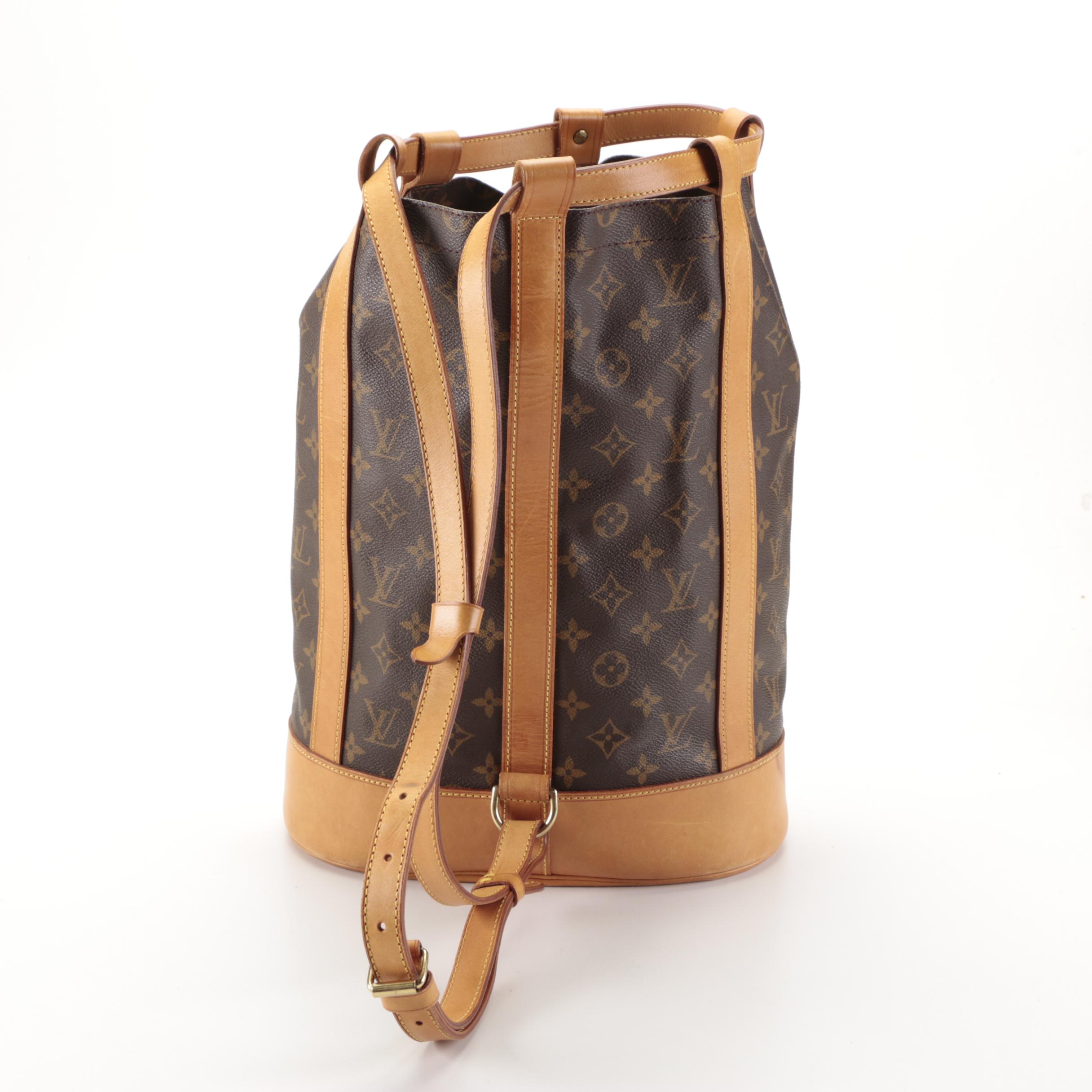 Louis Vuitton  Randonnee Backpack Bag in Monogram Canvas