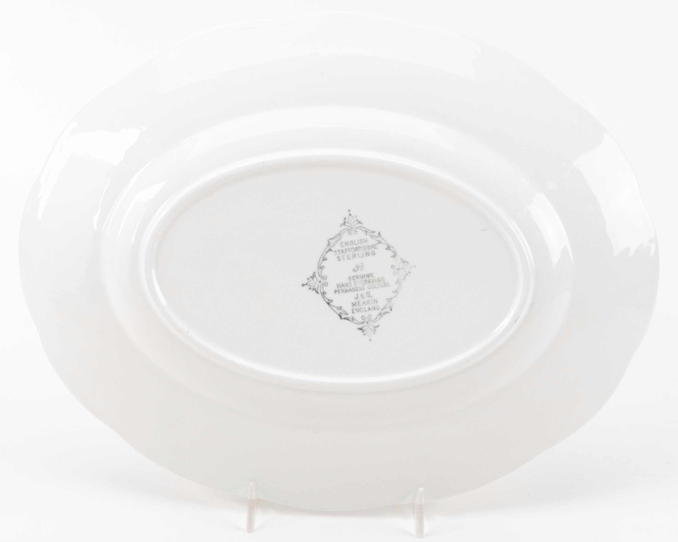 J. and G. Meakin "Lucerne" Green Dinnerware and Serving Pieces