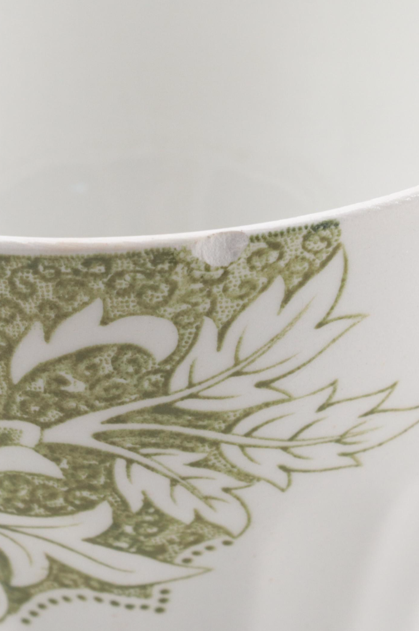 J. and G. Meakin "Lucerne" Green Dinnerware and Serving Pieces