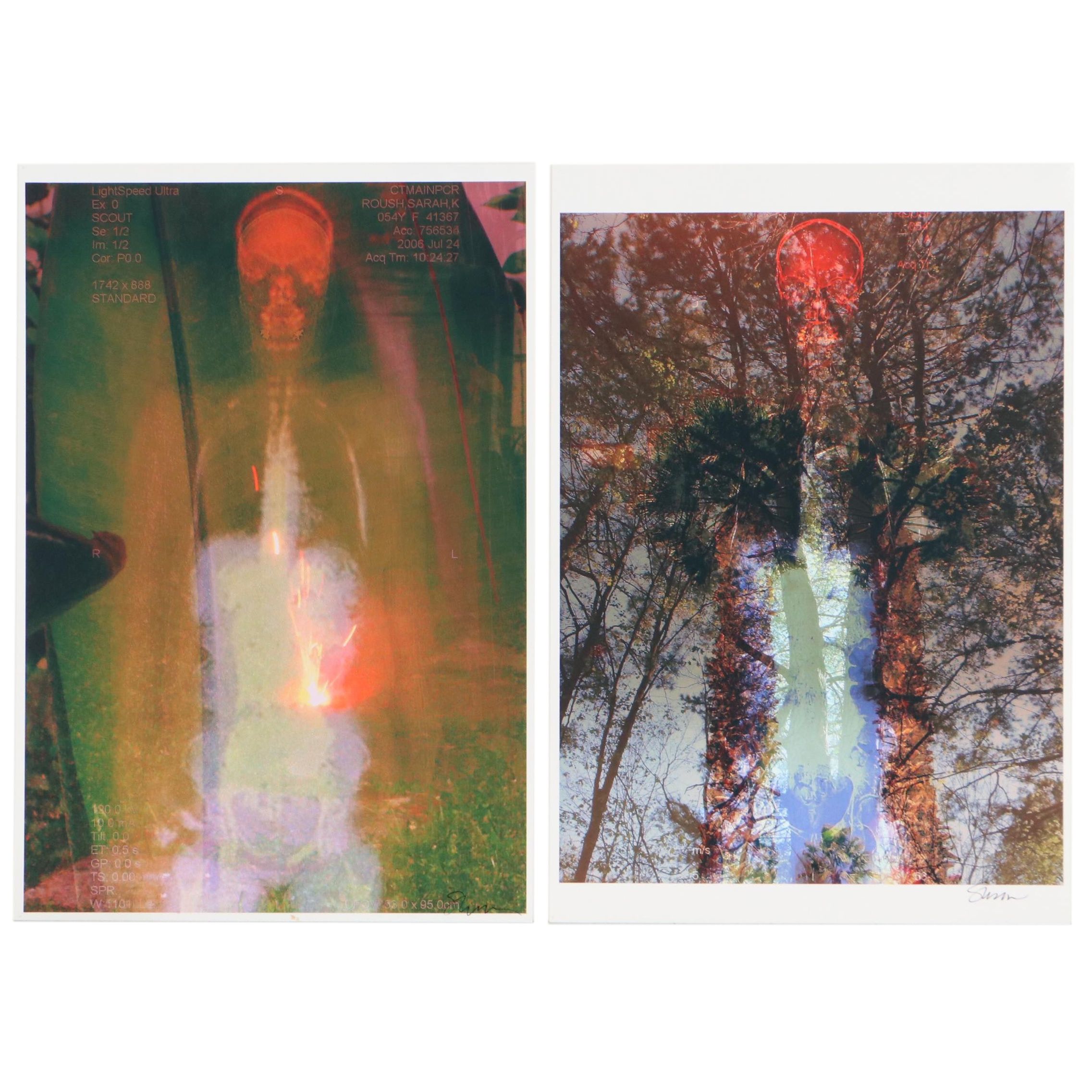 Sarah Roush Digital Collages "Hot Spot," 21st Century