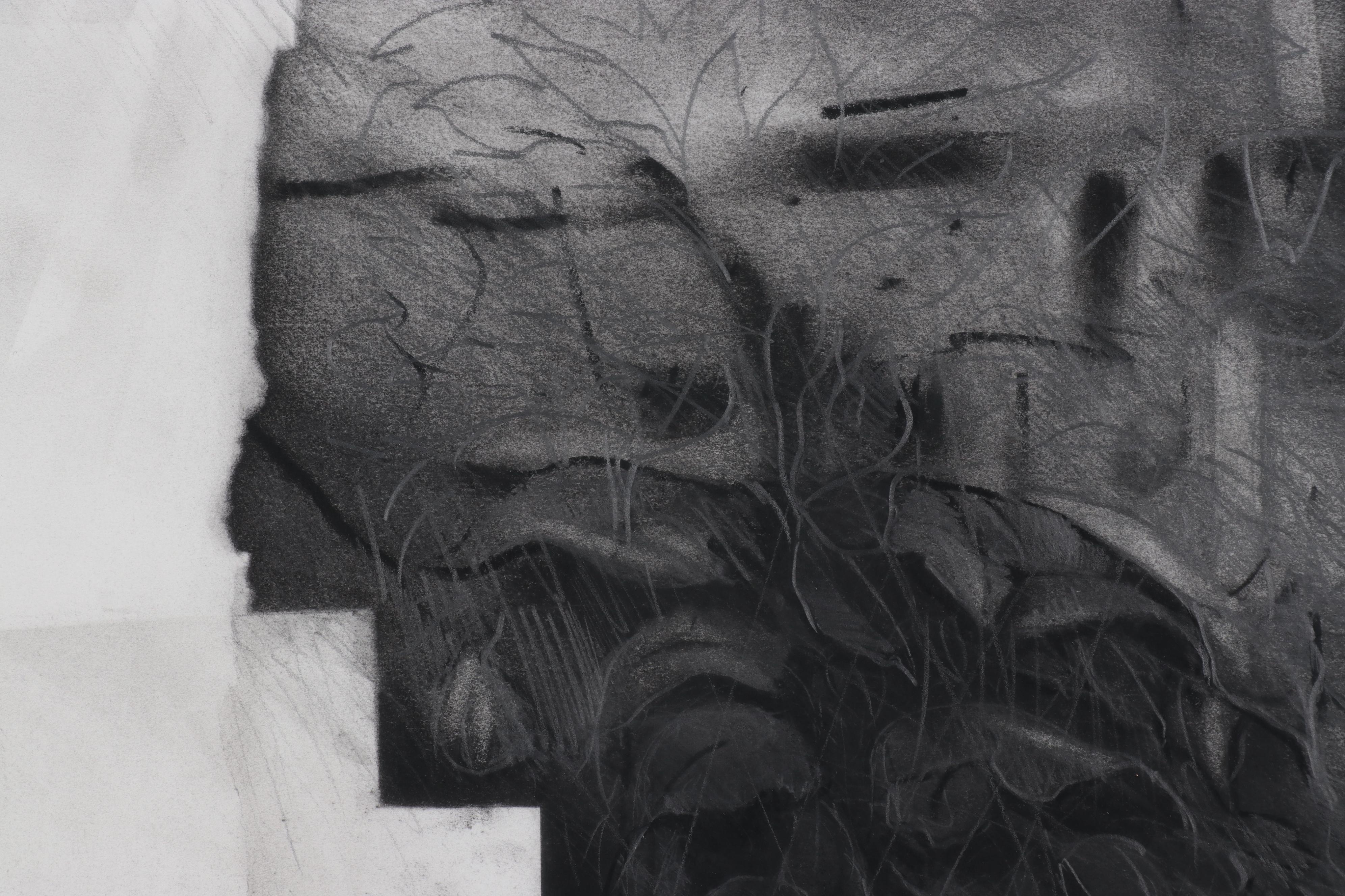 Ron Clayton Mixed Media Drawing "Sumac" 1990