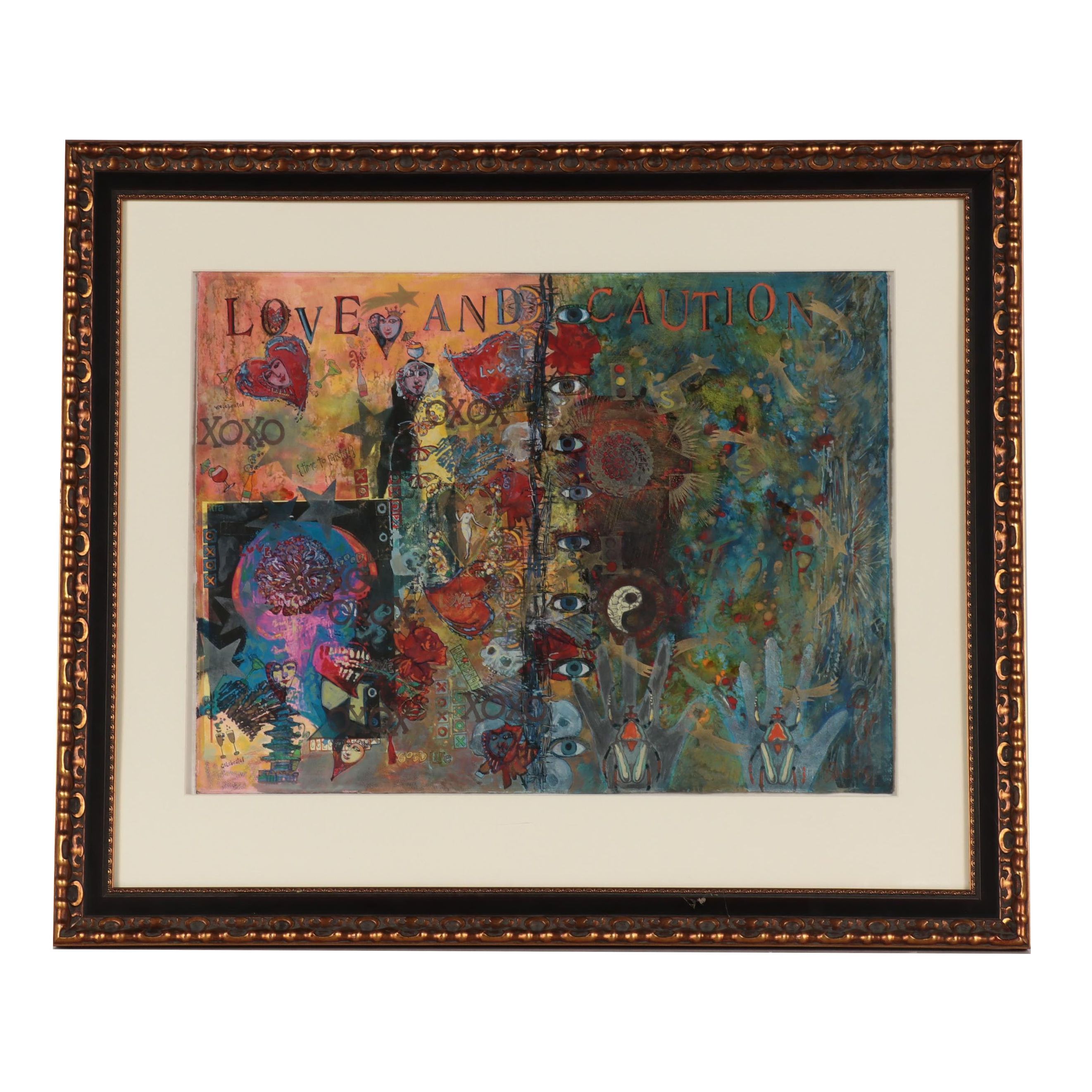 Sarah Roush Abstract Mixed Media Painting