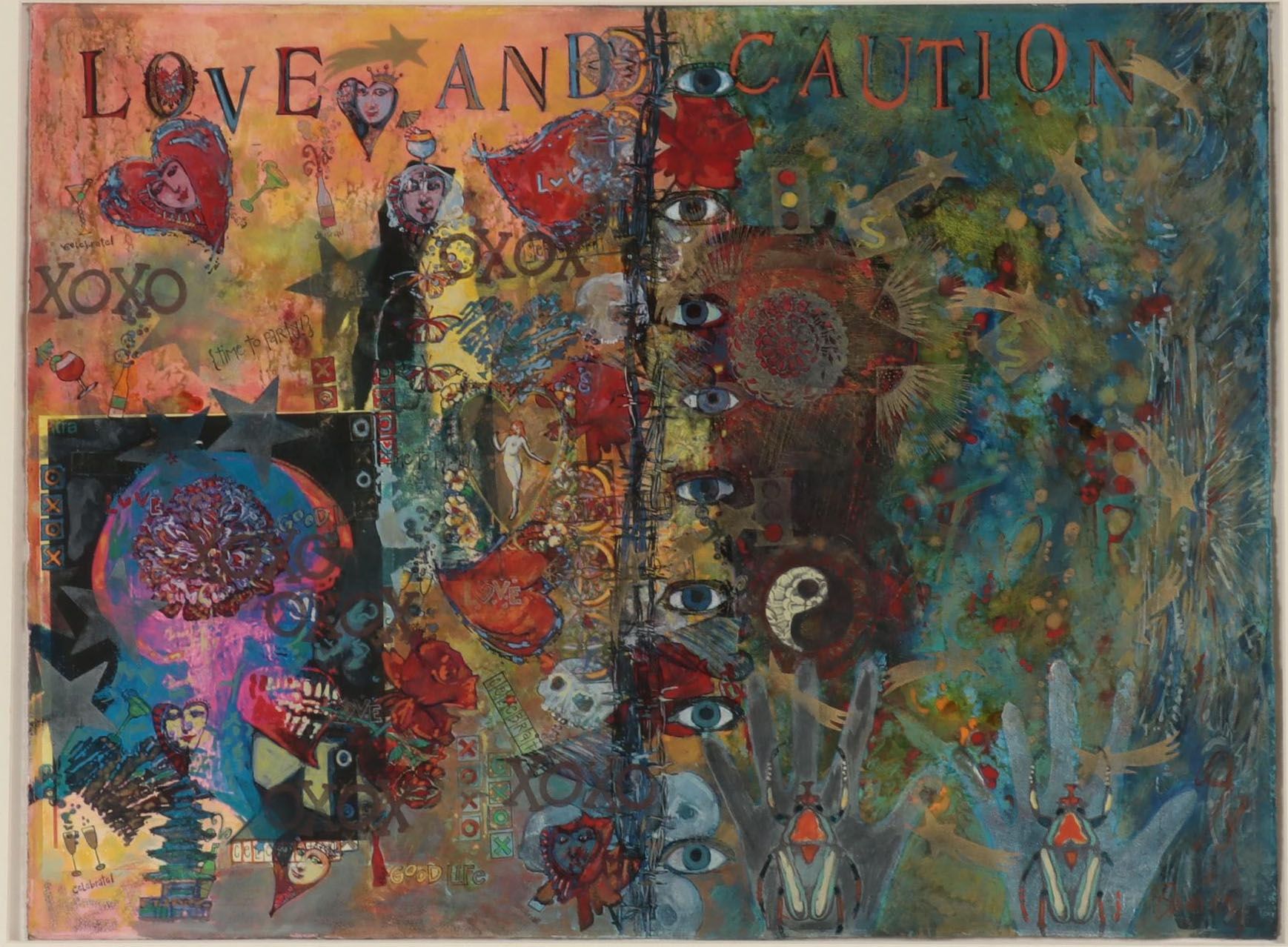 Sarah Roush Abstract Mixed Media Painting