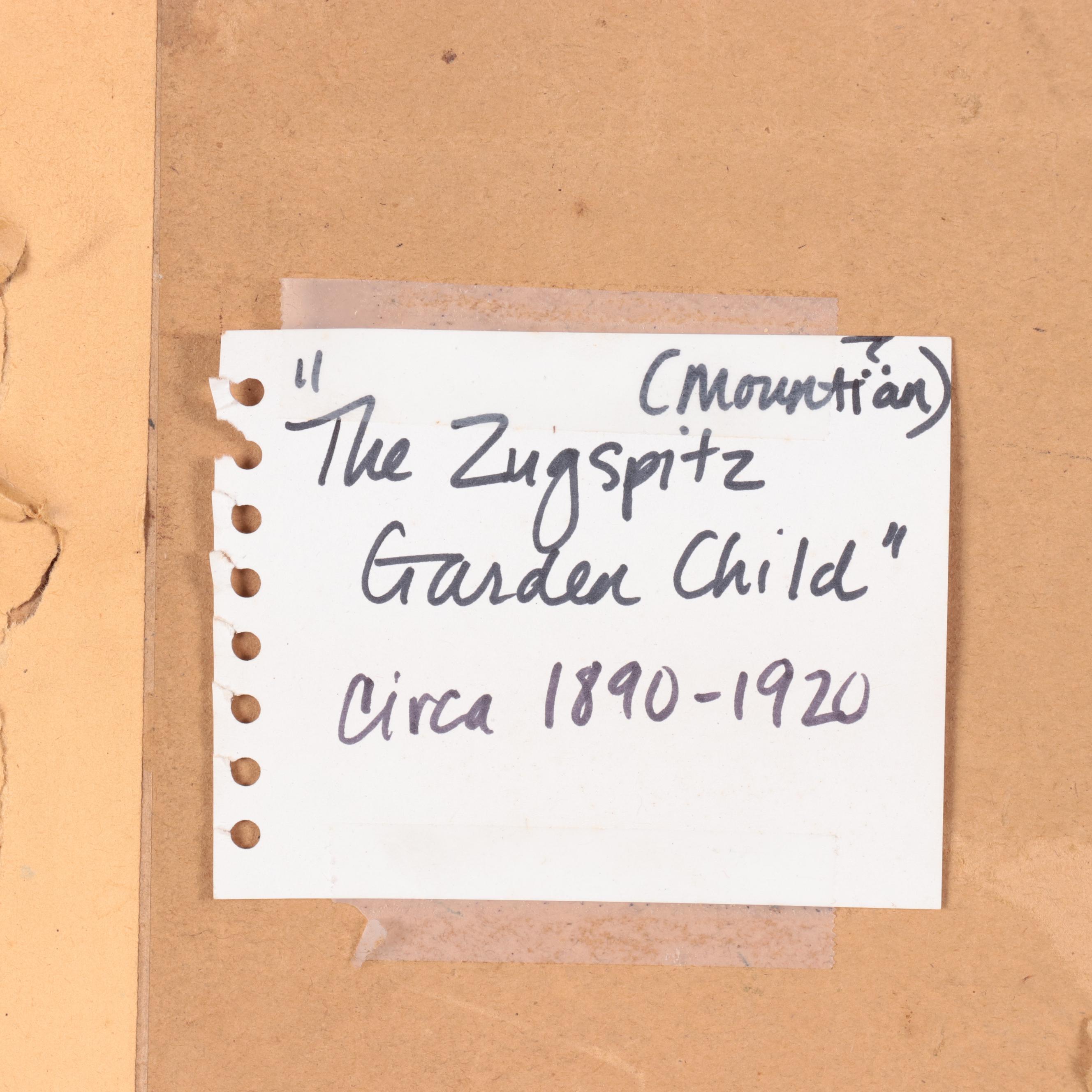 German School Mountain Landscape Oil Painting