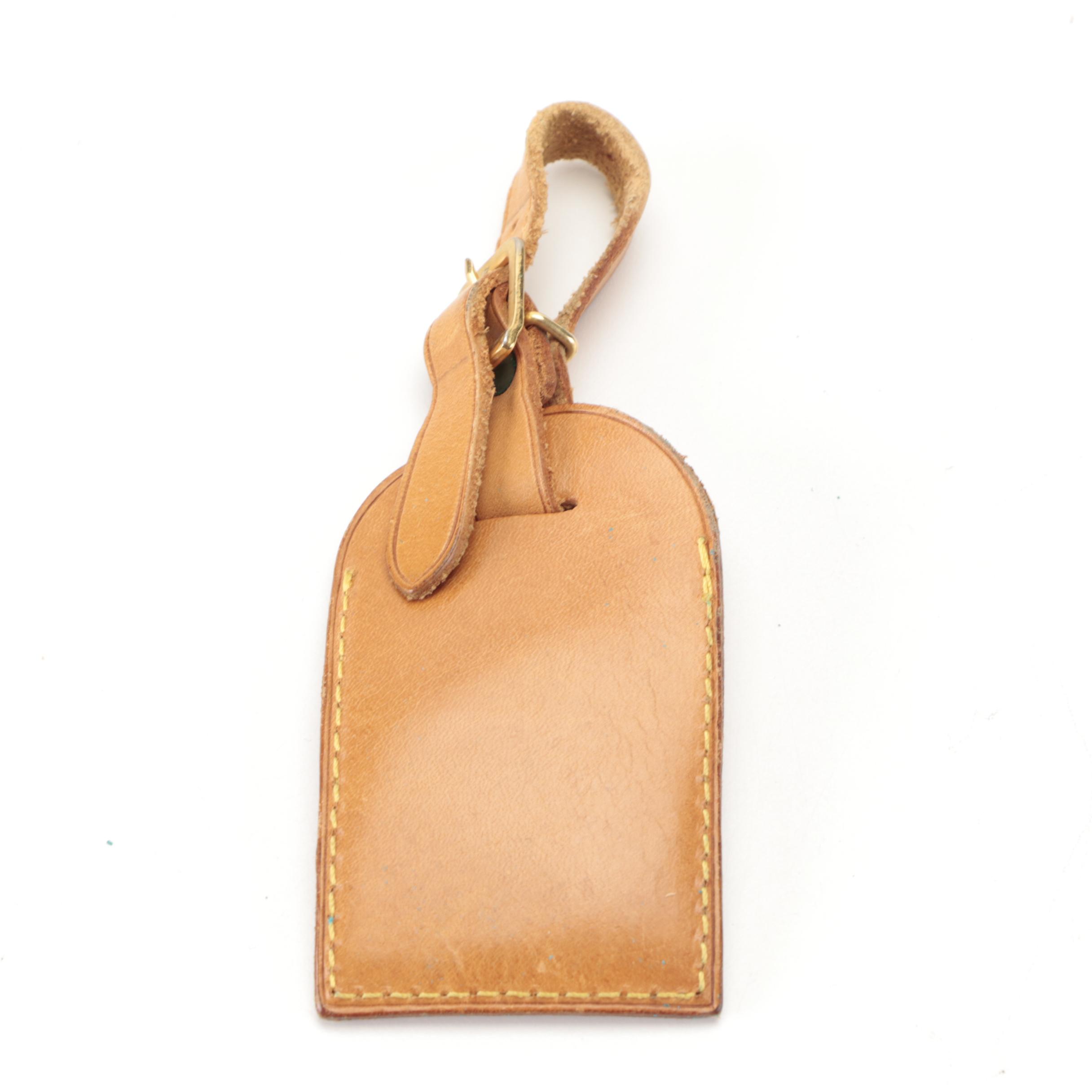 Louis Vuitton Poignet and Luggage Tag in Vachetta Leather