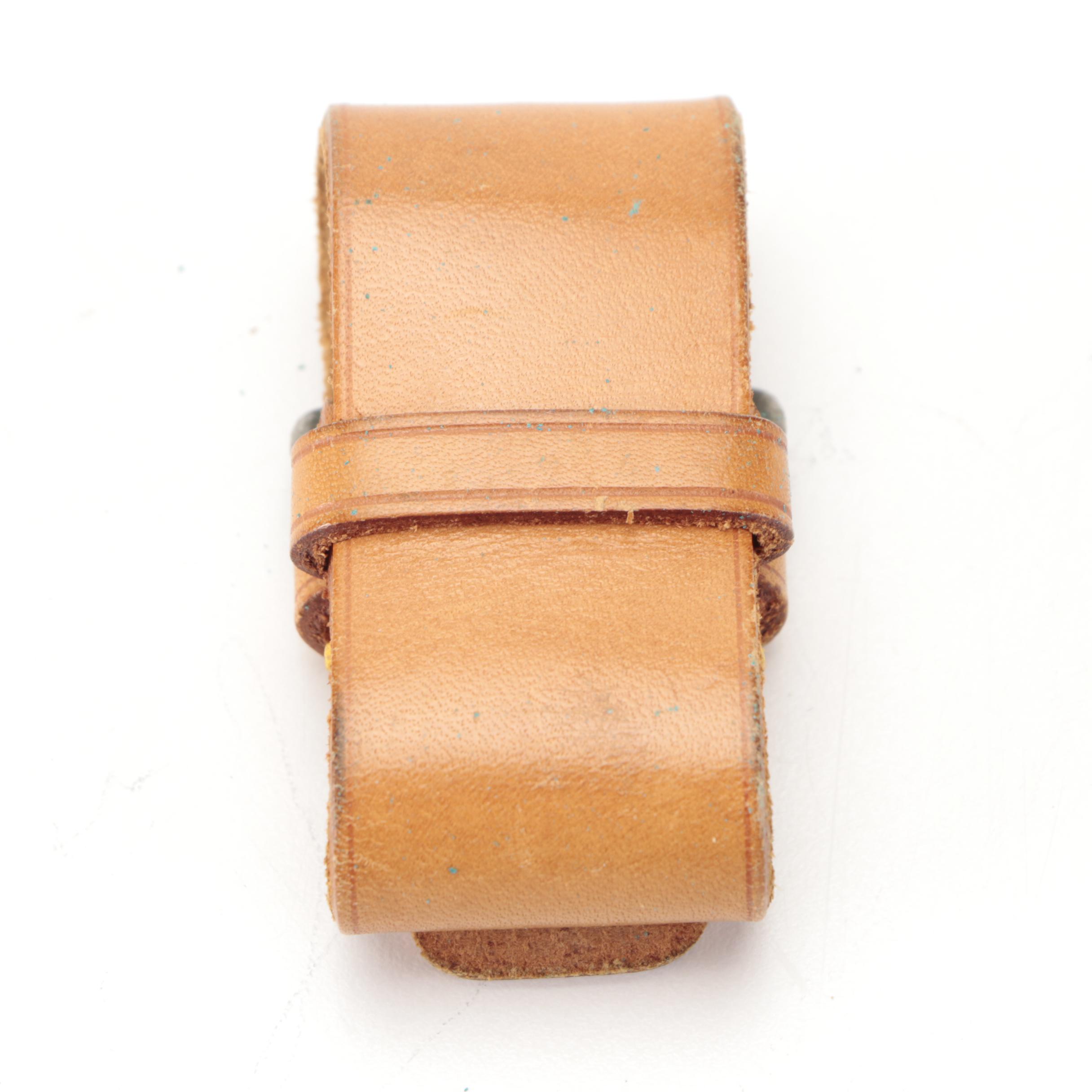 Louis Vuitton Poignet and Luggage Tag in Vachetta Leather