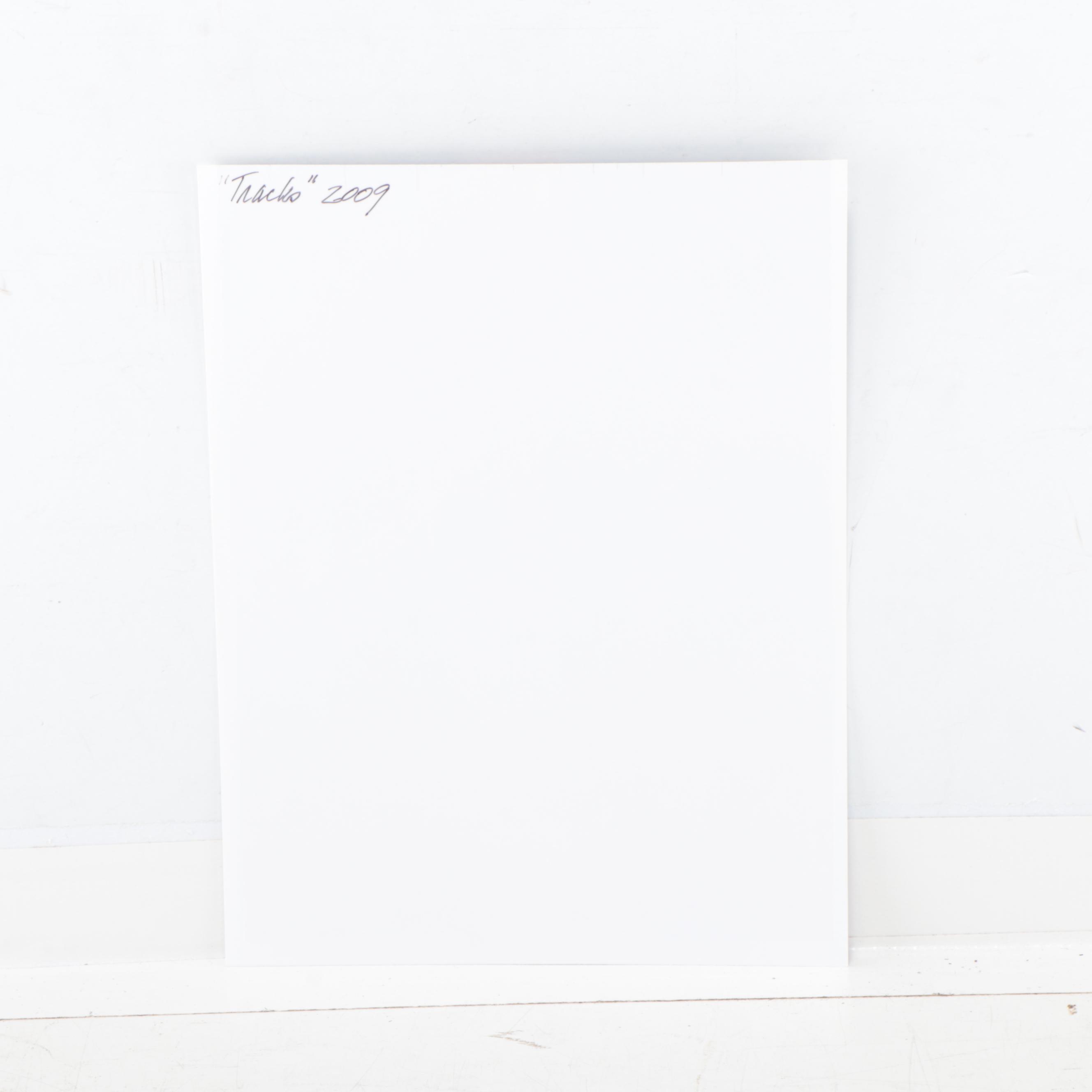 Sarah Roush Digital Print "Tracks," 2009