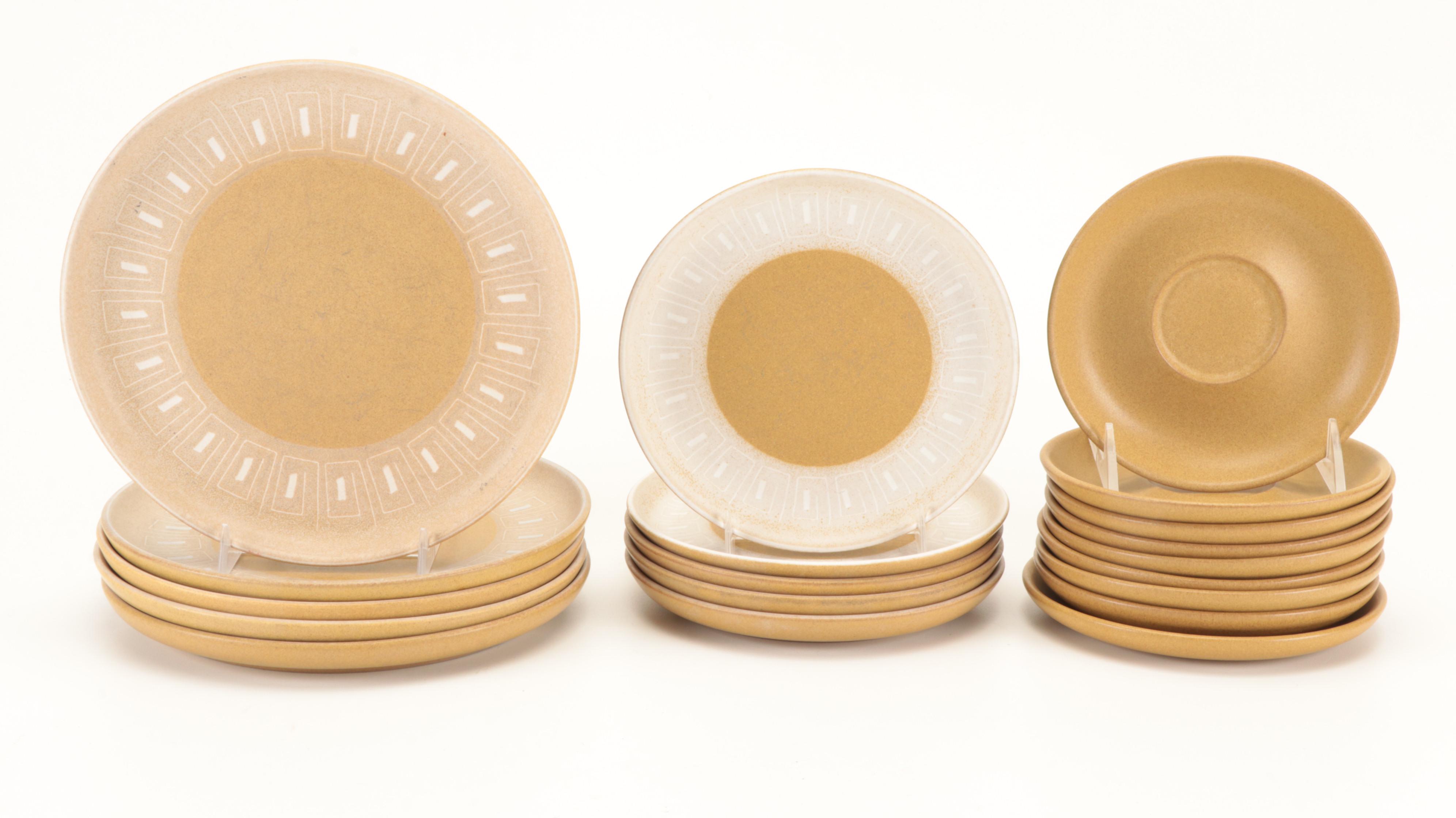 Denby-Langley "Ode" Stoneware Dinnerware, Mid to Late 20th Century