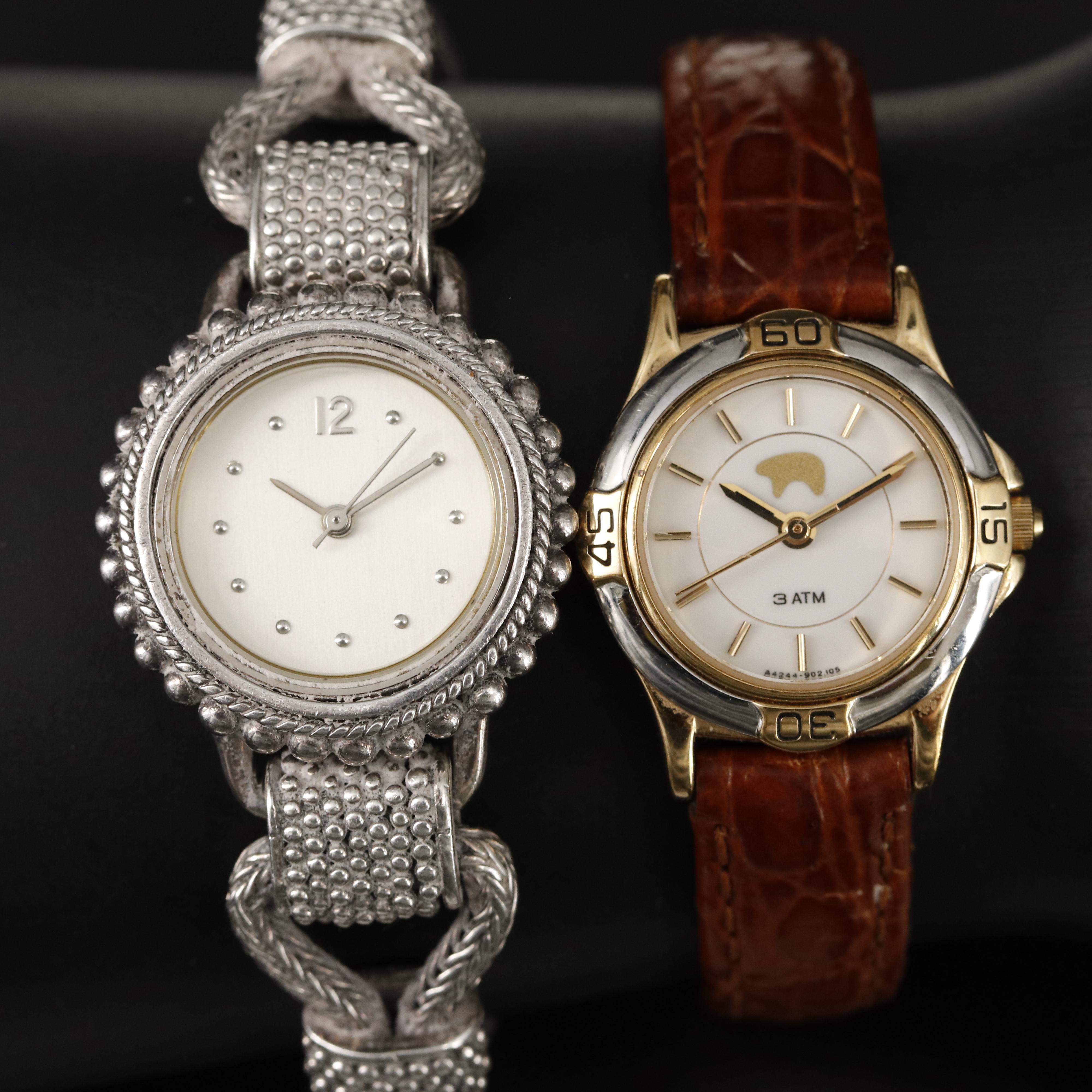 Sterling Fashion Watch and Golden Bear Fashion Watch