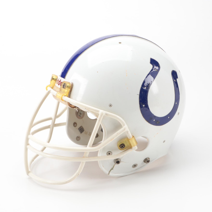 Indianapolis Colts Riddell AF2 Game Used Football Helmet, 1980s–1990s