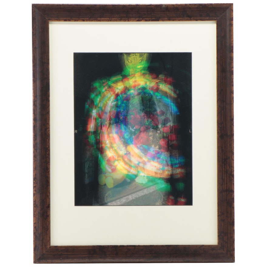 Sarah Roush Personal X-Ray Digital Photograph Collage "MRIS II" 2009