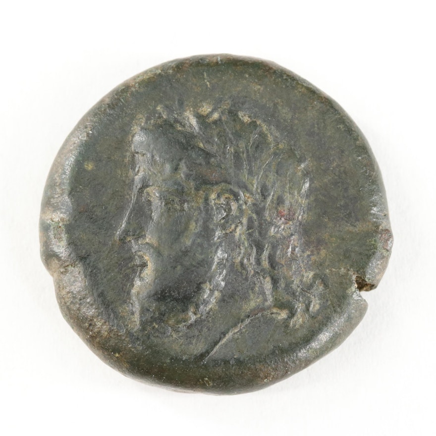 Ancient Greek Sicily, Syracuse AE Litra of Timoleon, 344–336 BC