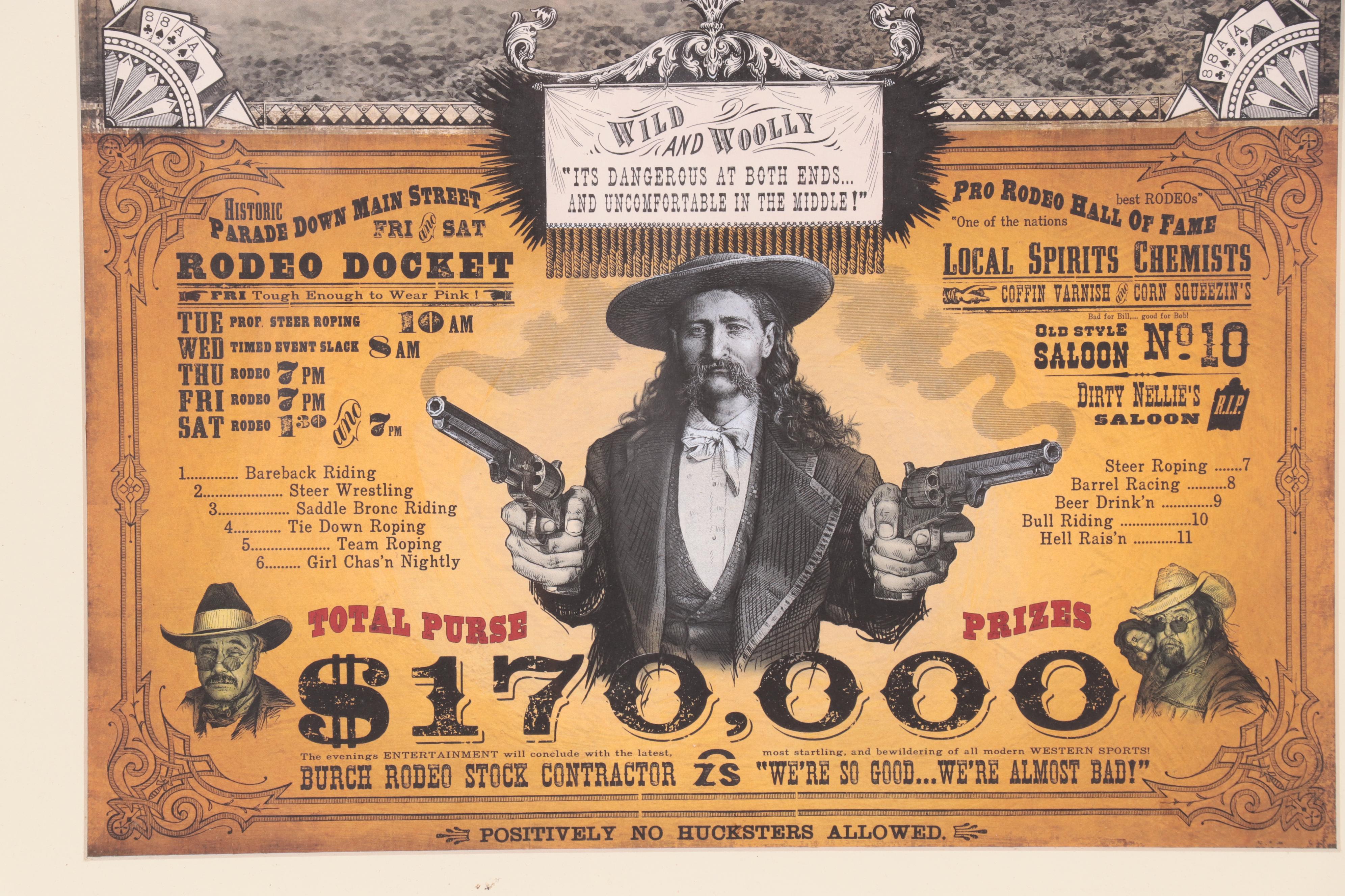 Bob Coronato Offset Lithograph Poster "Rodeo," Circa 2012