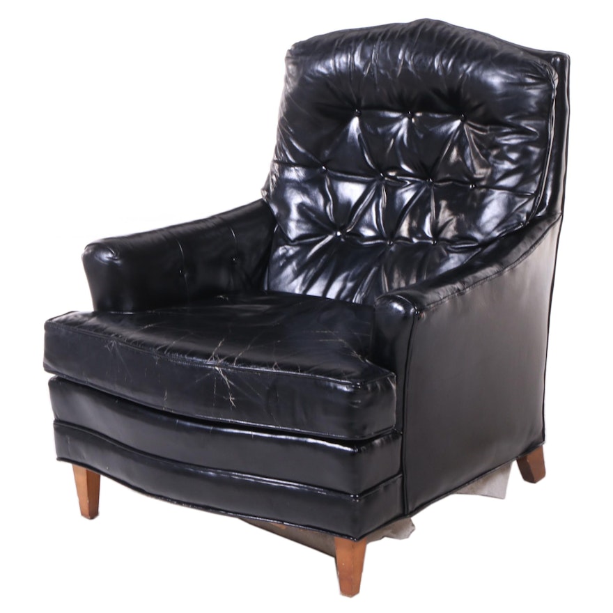 Franklin Furniture Co., Leather Lounge Chair, Mid-20th Century