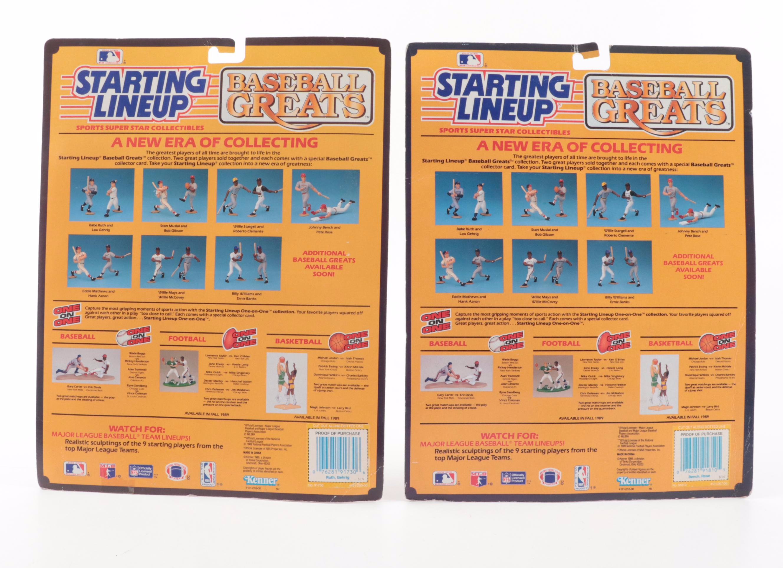 Kenner Starting Lineup Baseball, Football and Hockey Figures, 1990s–2000s