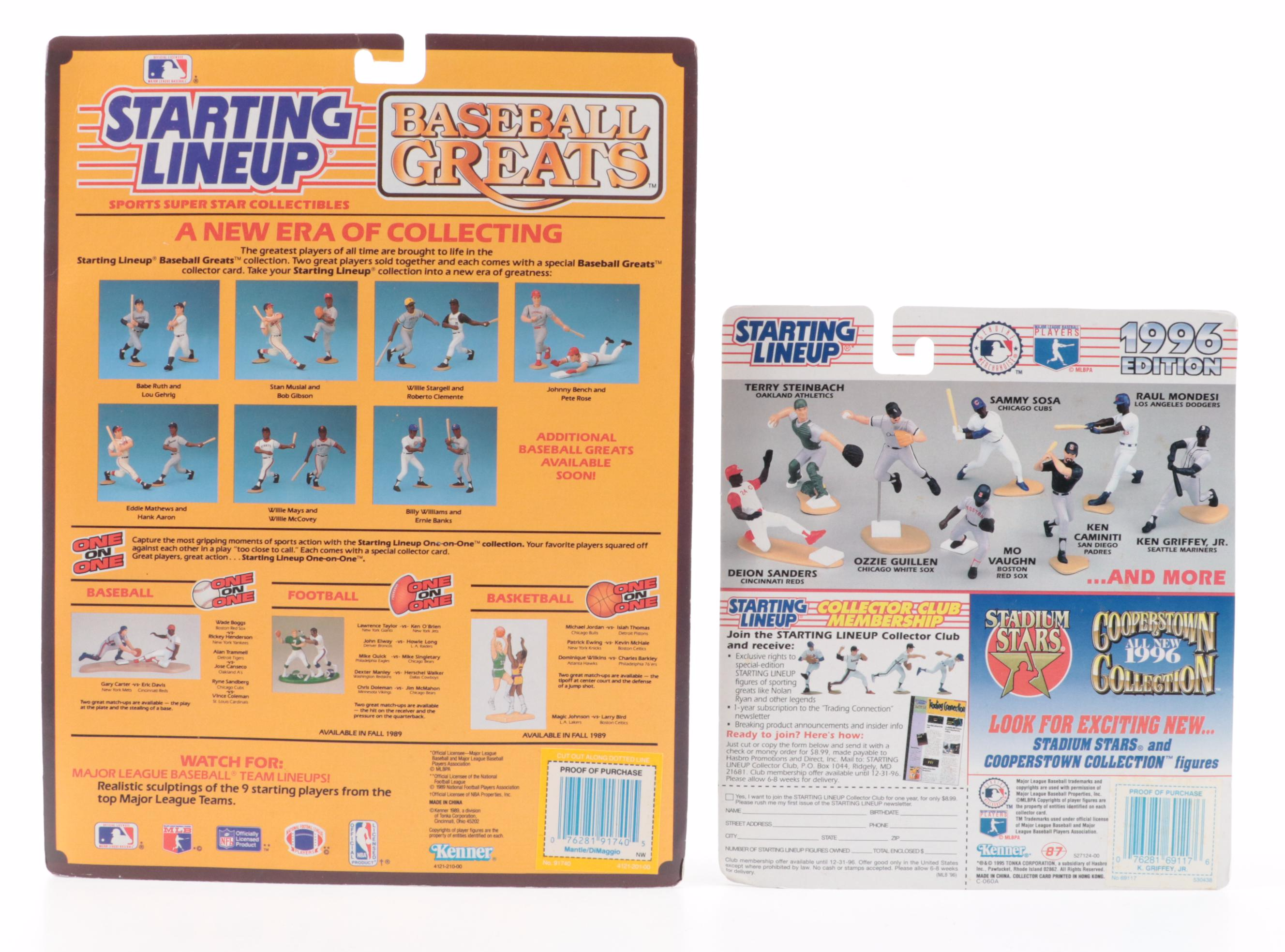 Kenner Starting Lineup Baseball, Football and Hockey Figures, 1990s–2000s