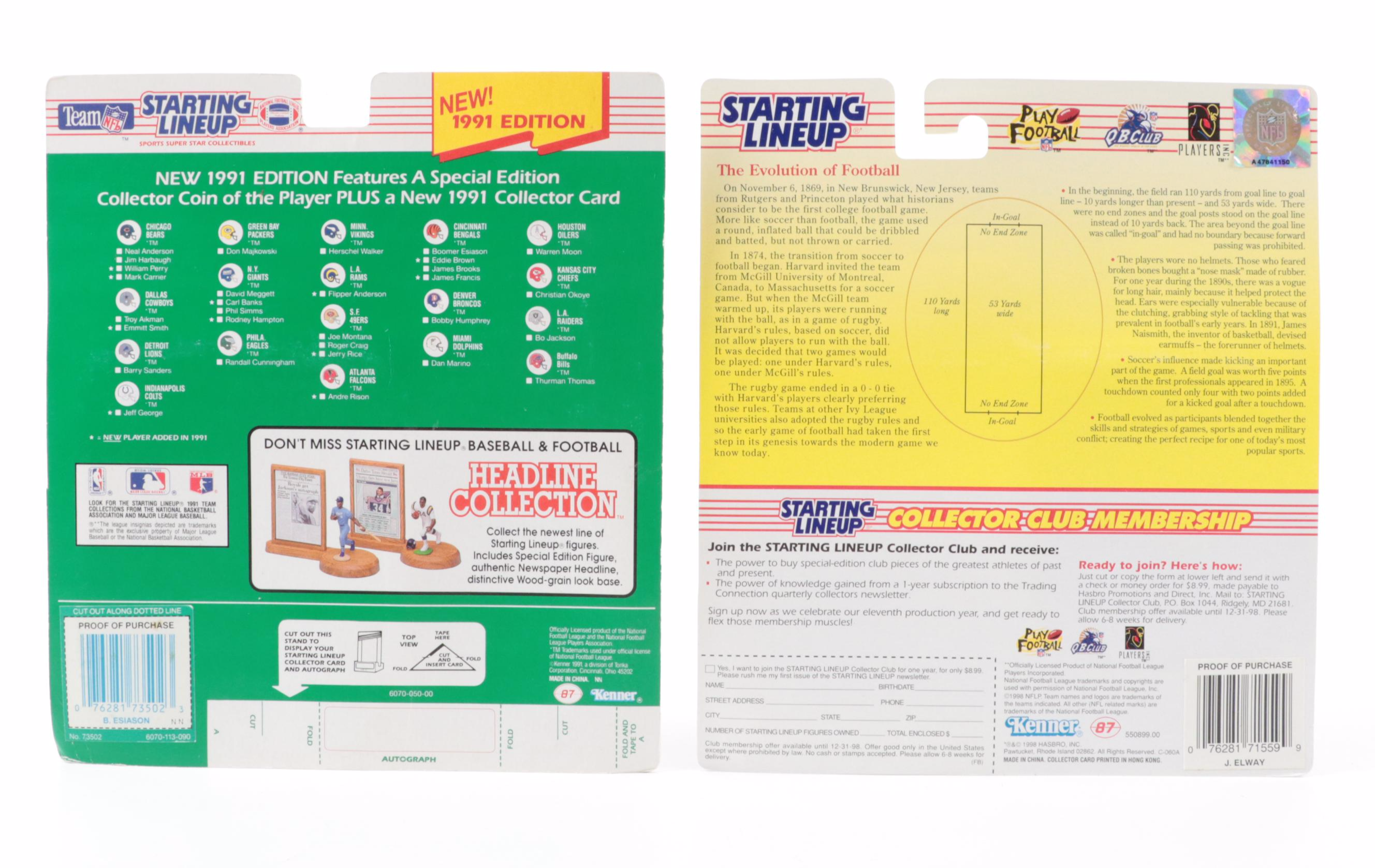 Kenner Starting Lineup Baseball, Football and Hockey Figures, 1990s–2000s
