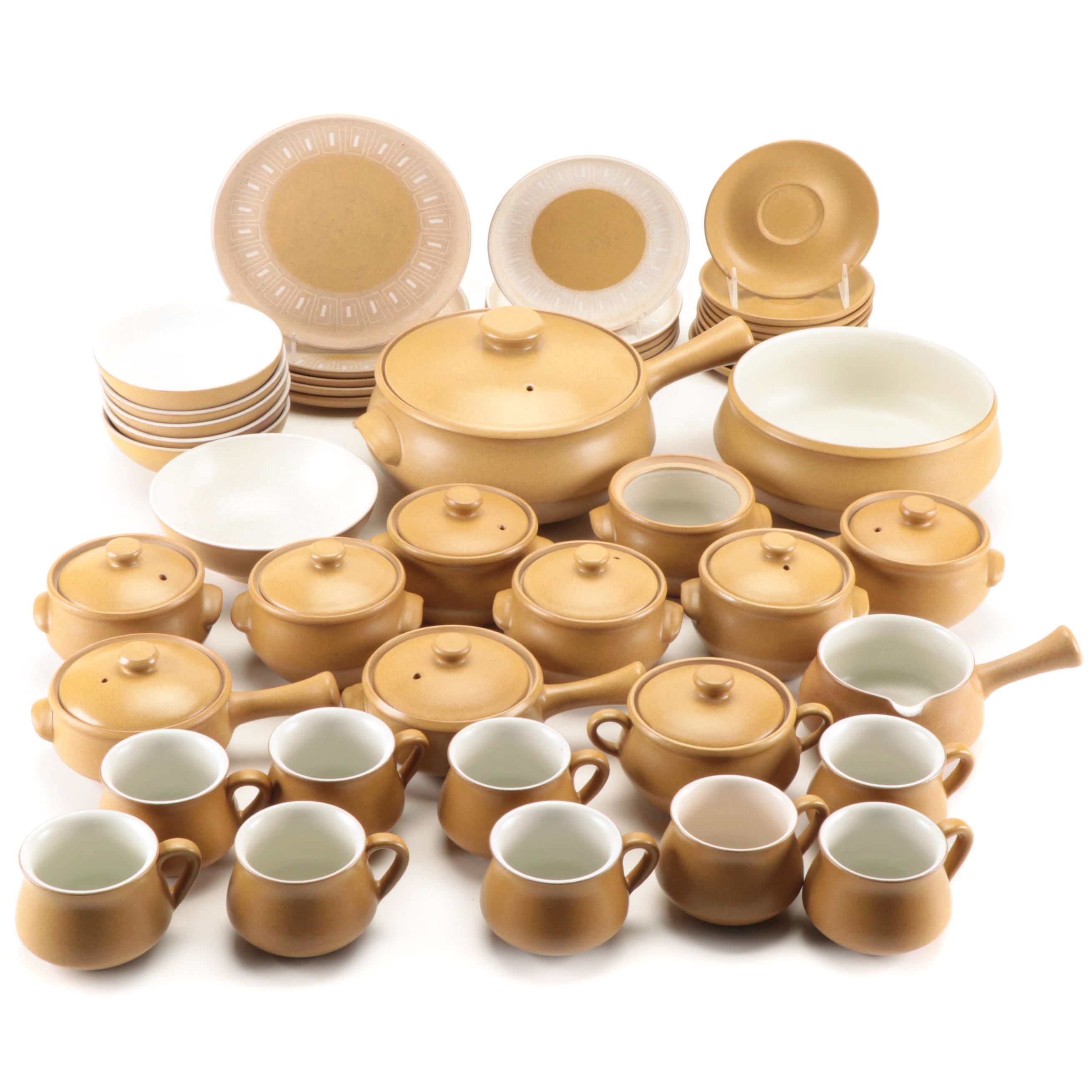 Denby-Langley "Ode" Stoneware Dinnerware, Mid to Late 20th Century