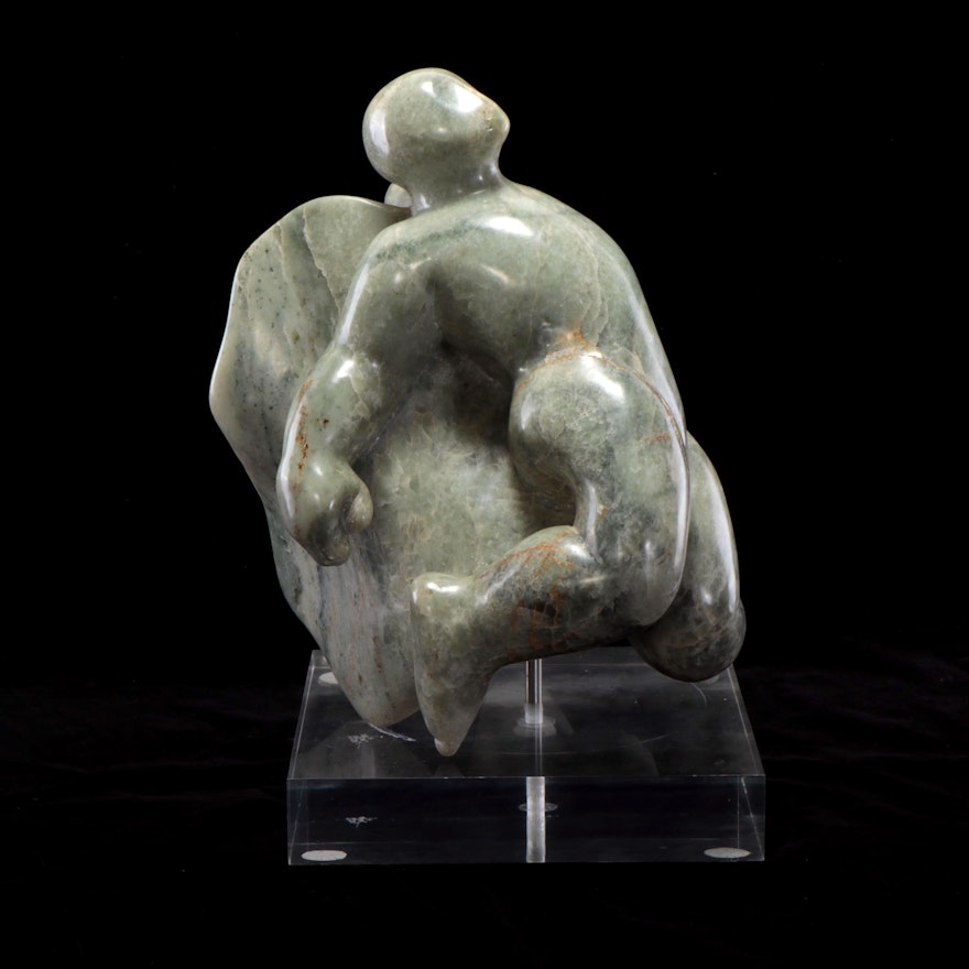 Elaine Hyman Figural Stone Sculpture