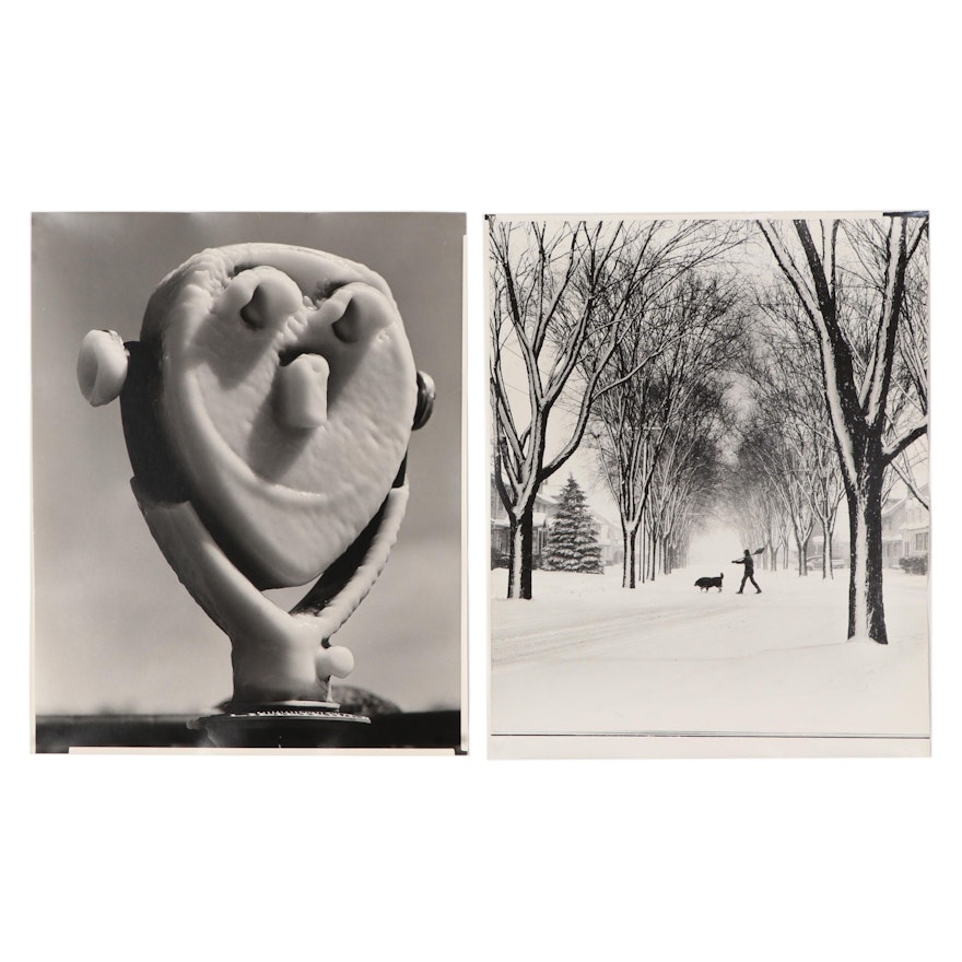 Grant Haist Winter-Themed Silver Print Photographs