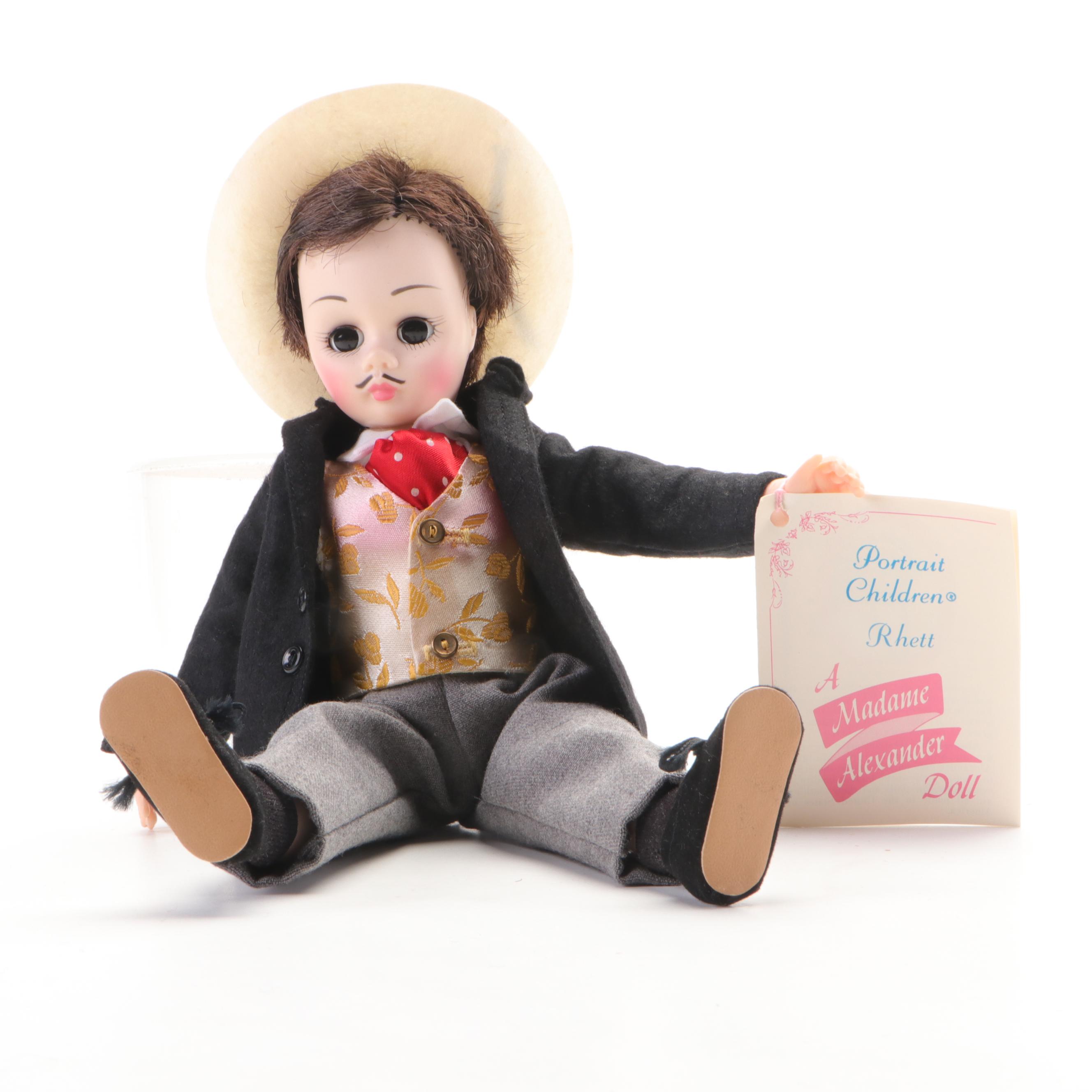 Madame Alexander "Scarlett" and "Rhett" Dolls, Mid to Late 20th Century