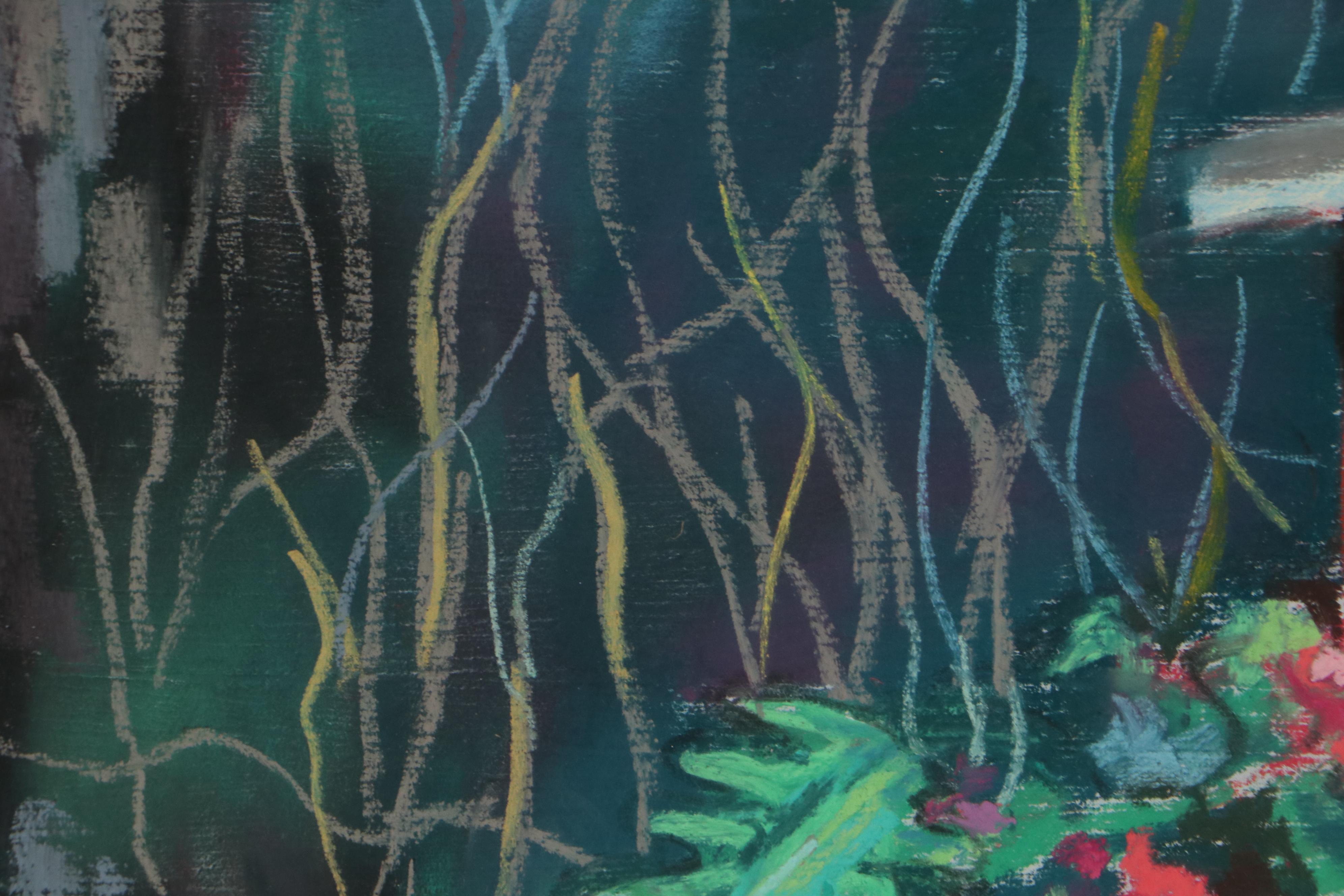 Martha Bator Pastel Drawing of Exterior View