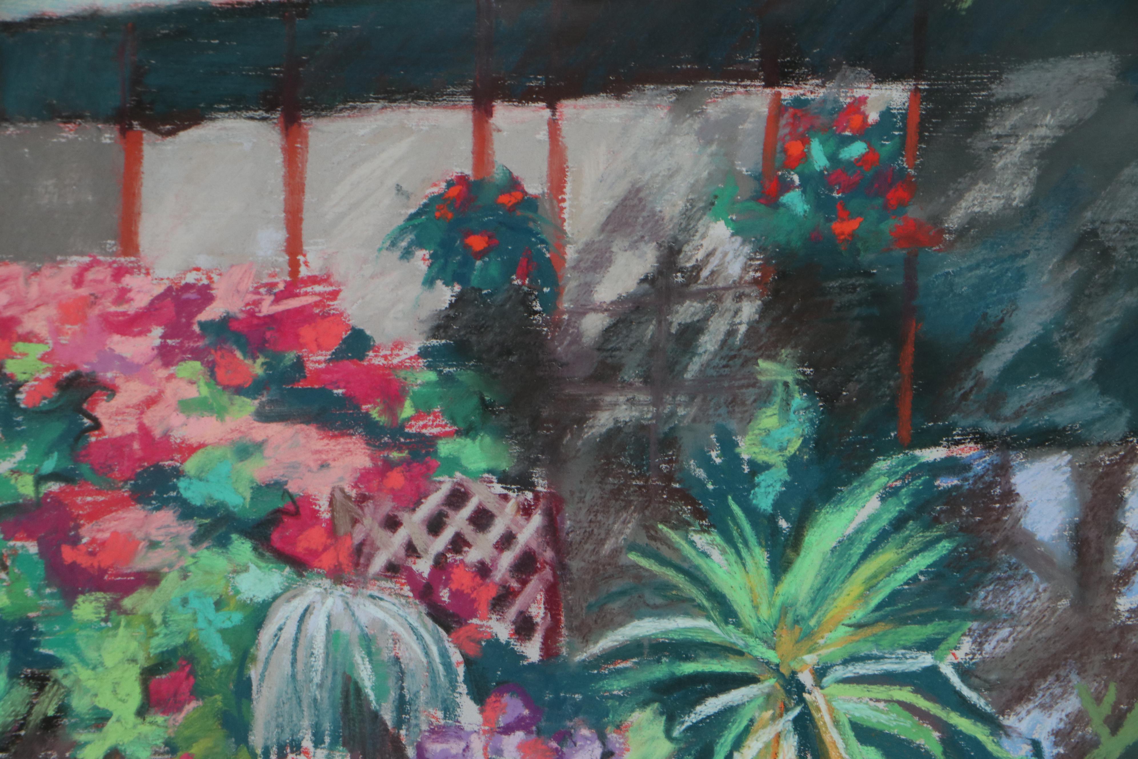 Martha Bator Pastel Drawing of Exterior View