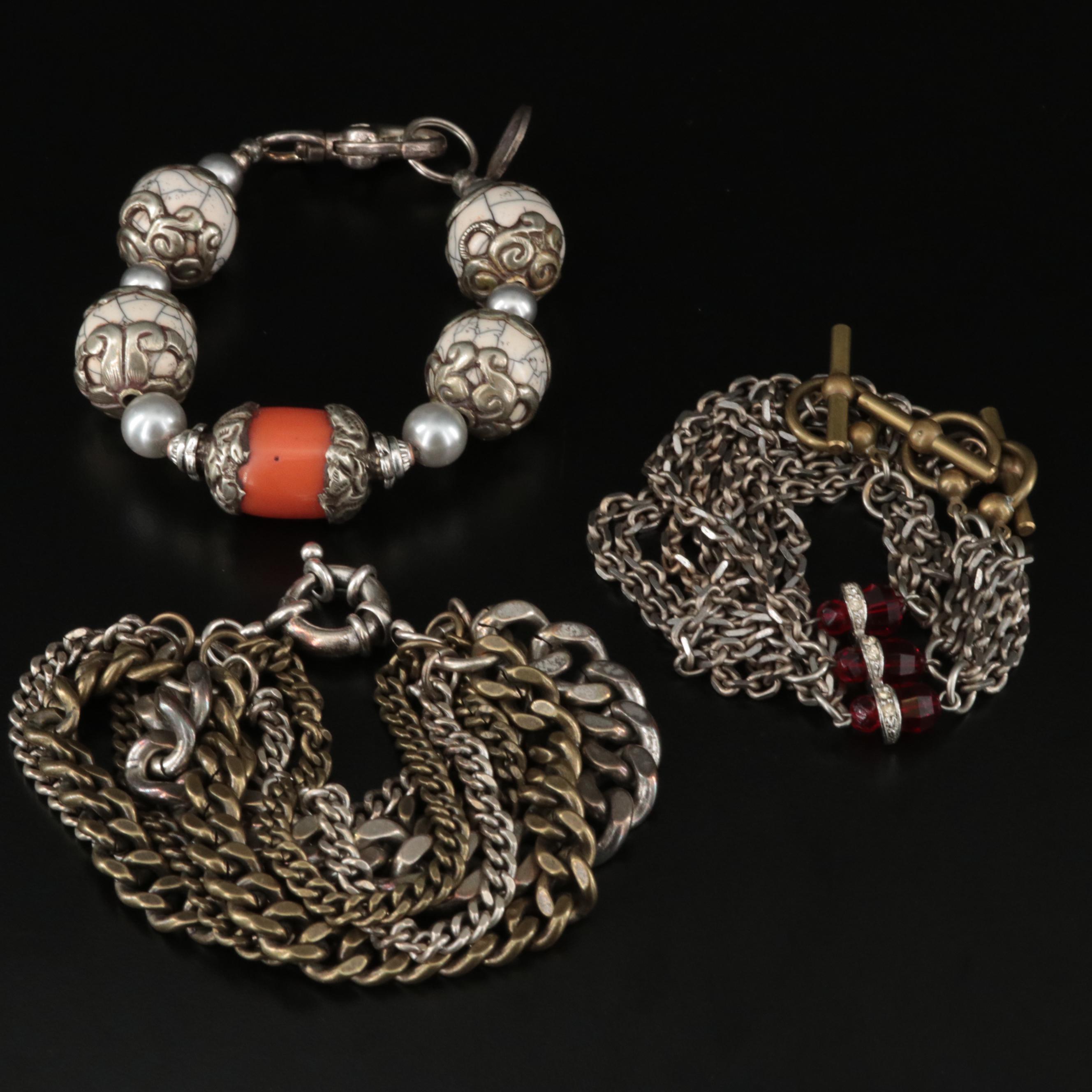 Artist Christiev Alphin Hand-Assembled Bracelets