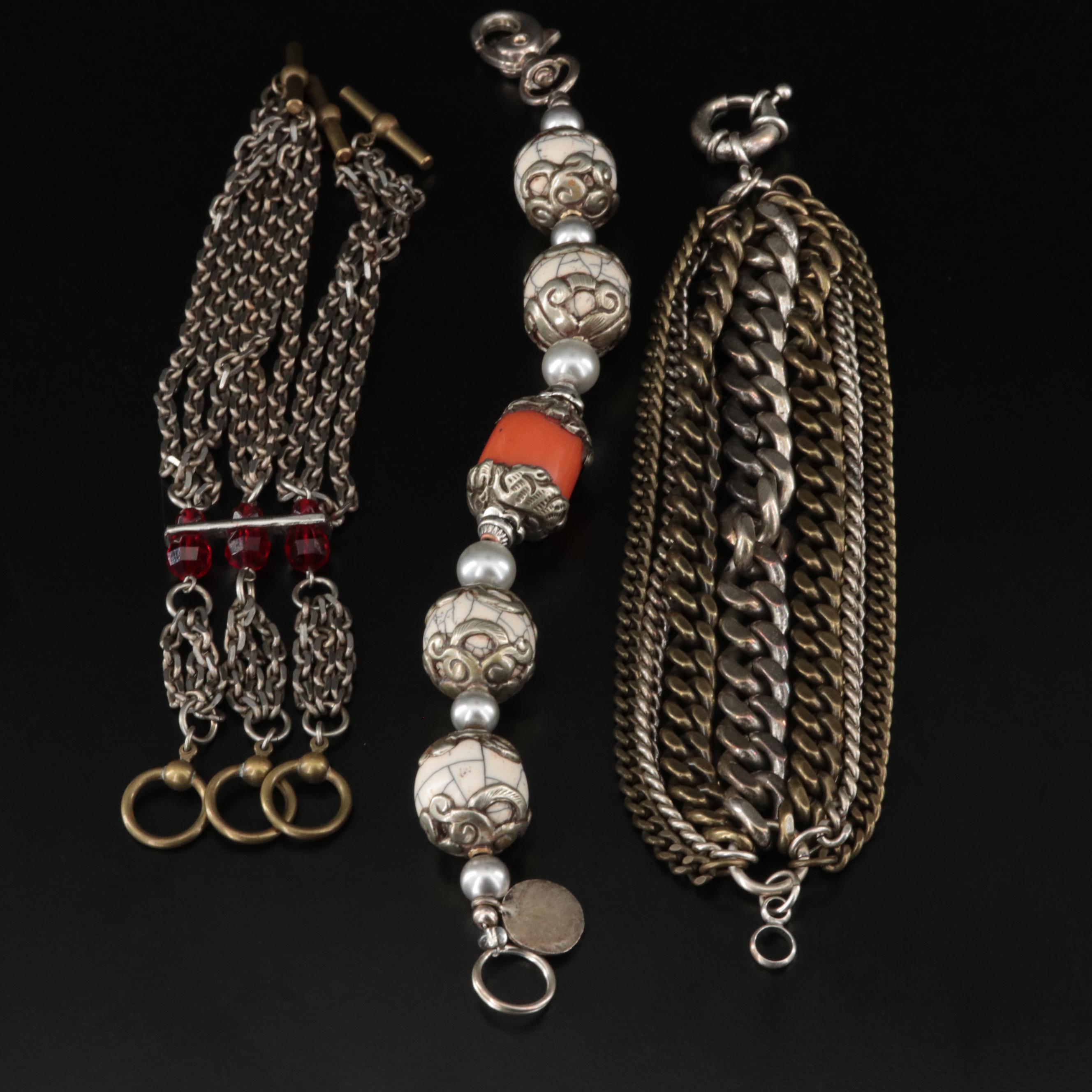 Artist Christiev Alphin Hand-Assembled Bracelets