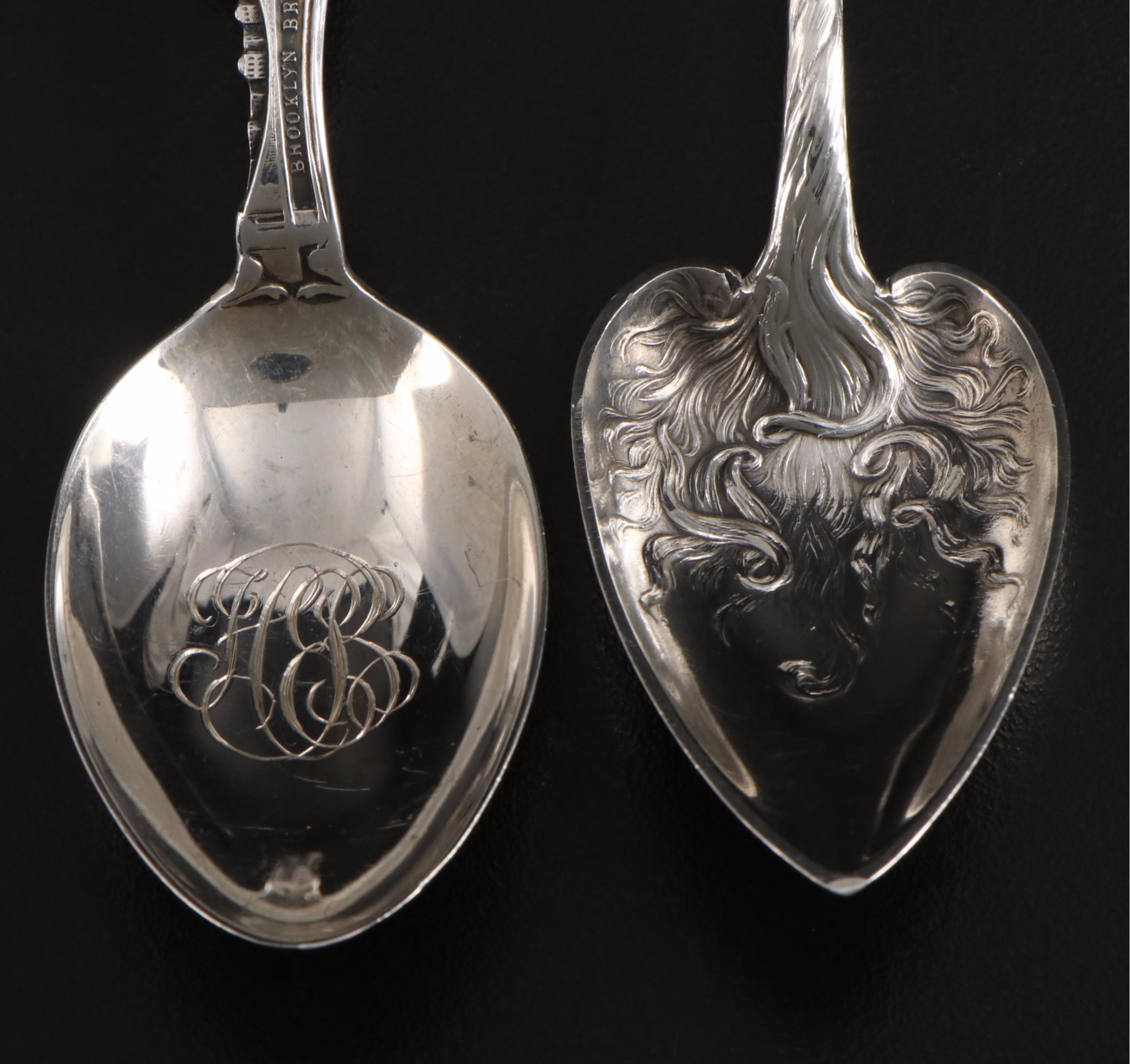 Mechanics Sterling Co. and Wm. B. Durgin Co. Sterling Silver Souvenir Spoons