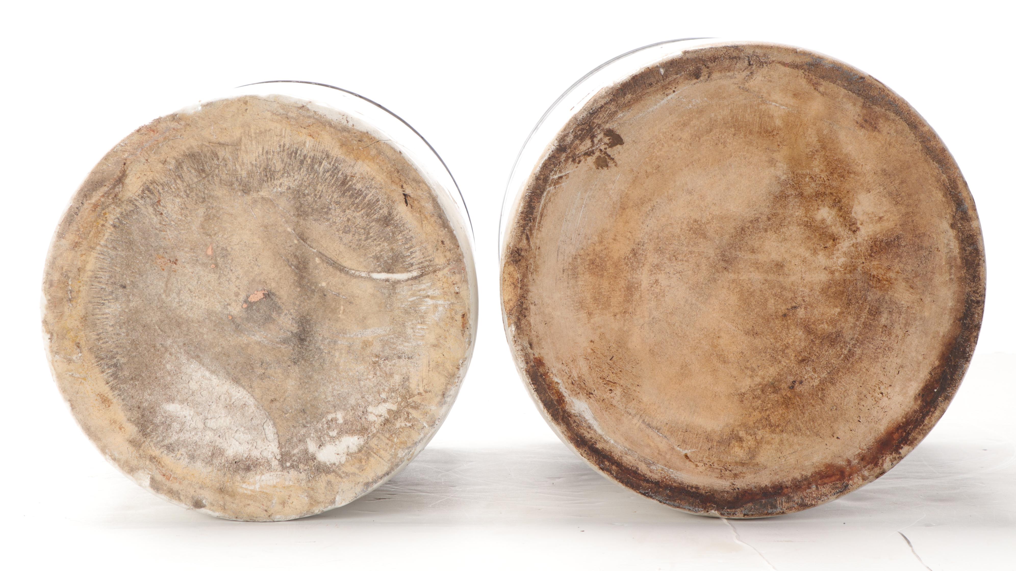 Robinson Ransbottom 6-Gallon and Alabama Miller 5-Gallon Stoneware Crocks