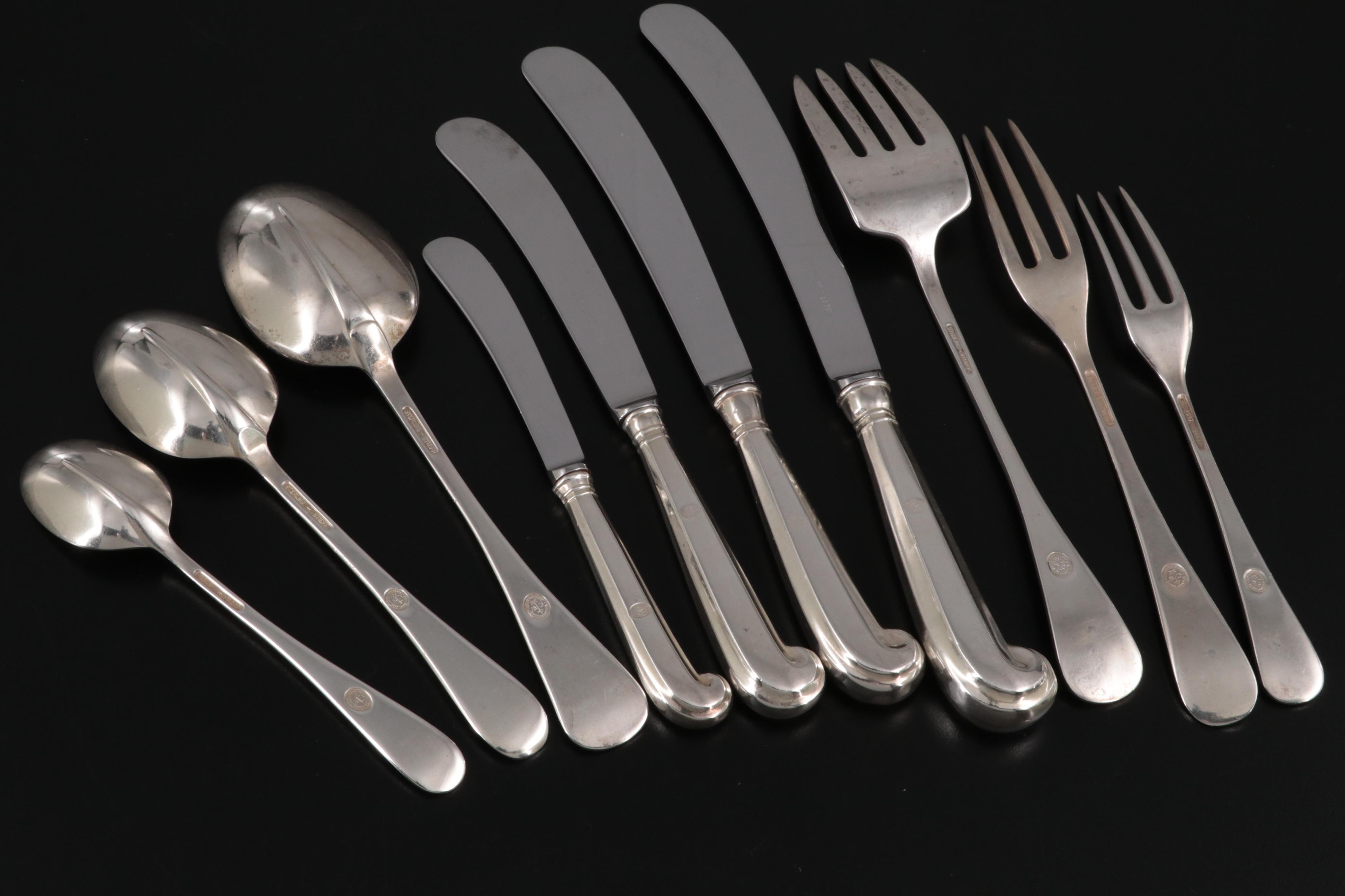 Kirk-Steiff "Williamsburg Queen Anne" Sterling Silver Flatware