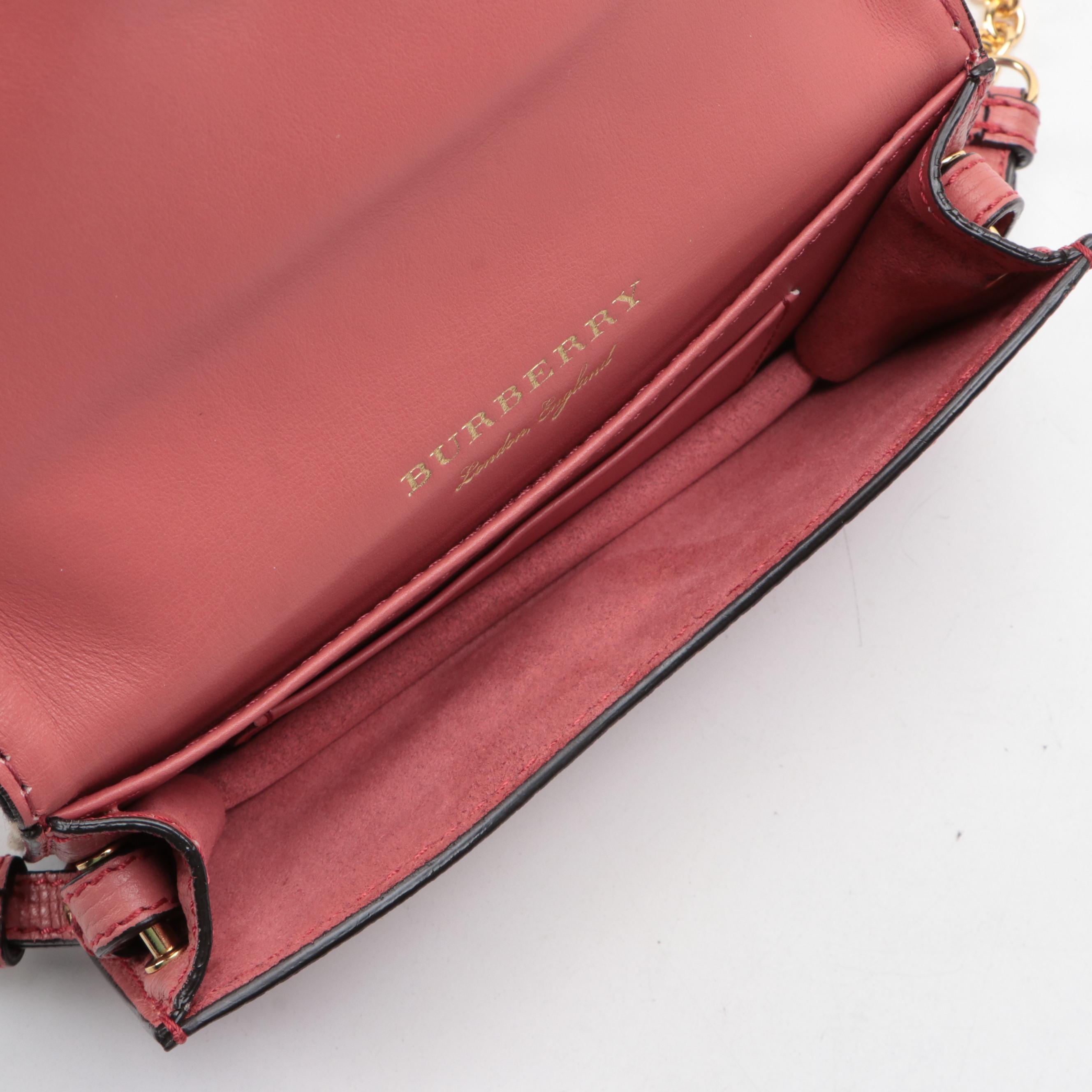 Burberry Madison Small Buckle Bag in "Nova Check" and Bridle Calfskin