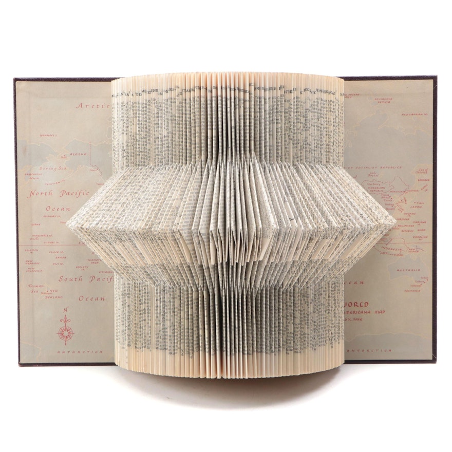 Ramon Lascano Folded Book Sculpture, 2004