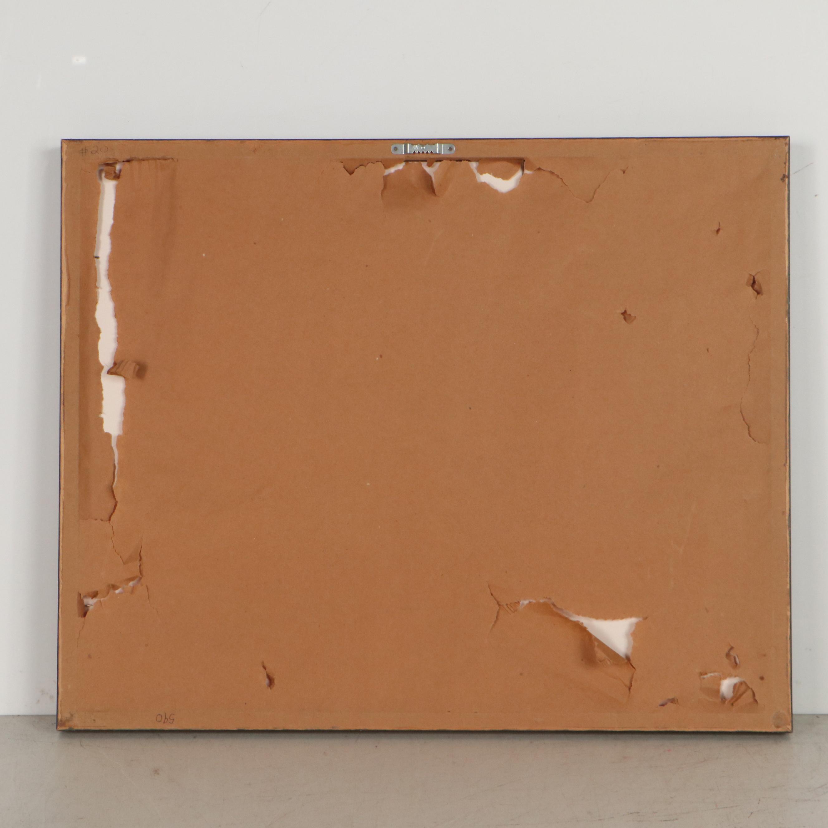 Sarah Roush Abstract Mixed Media Painting, 21st Century