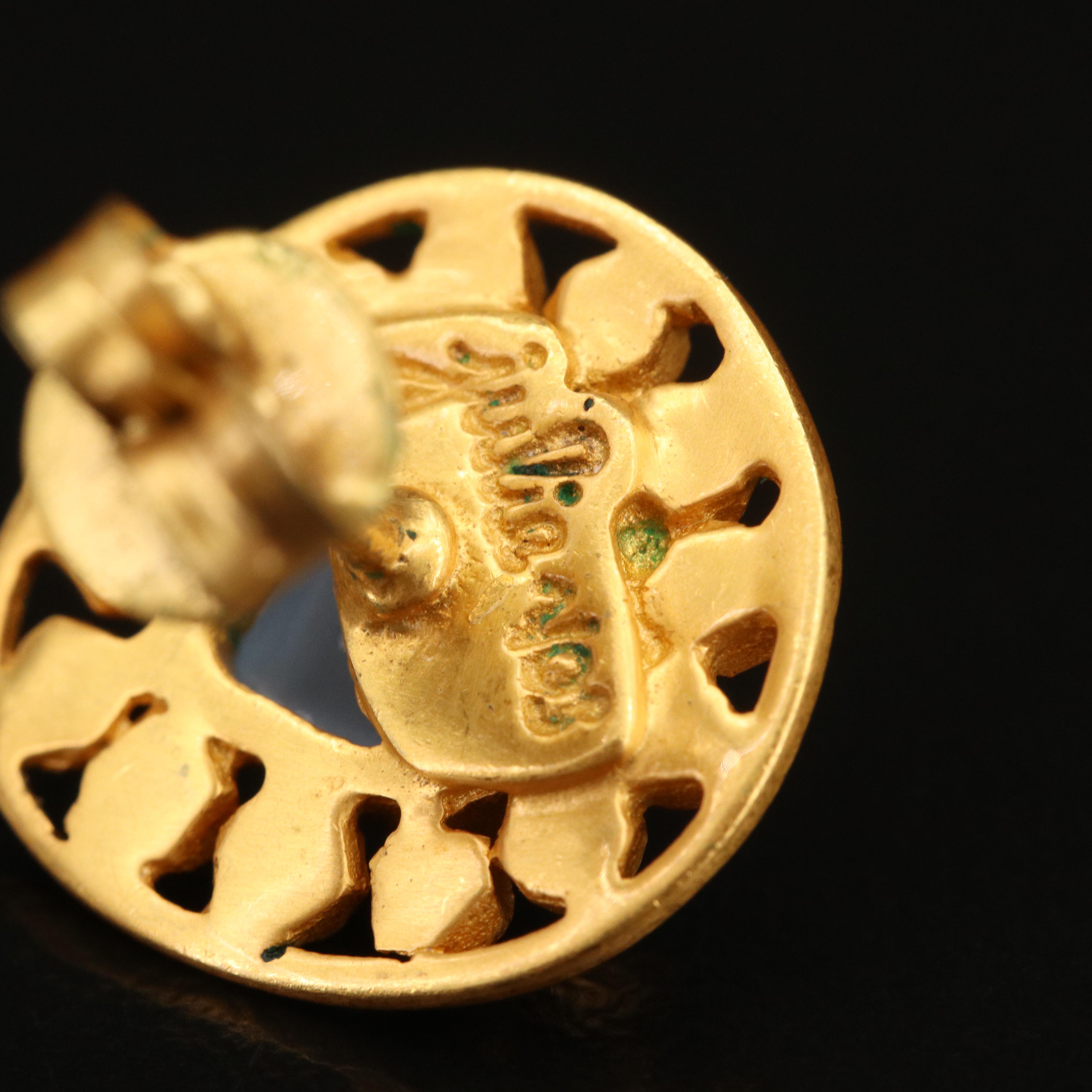 Tori Burch Logo and Julie Vos Stud Earrings