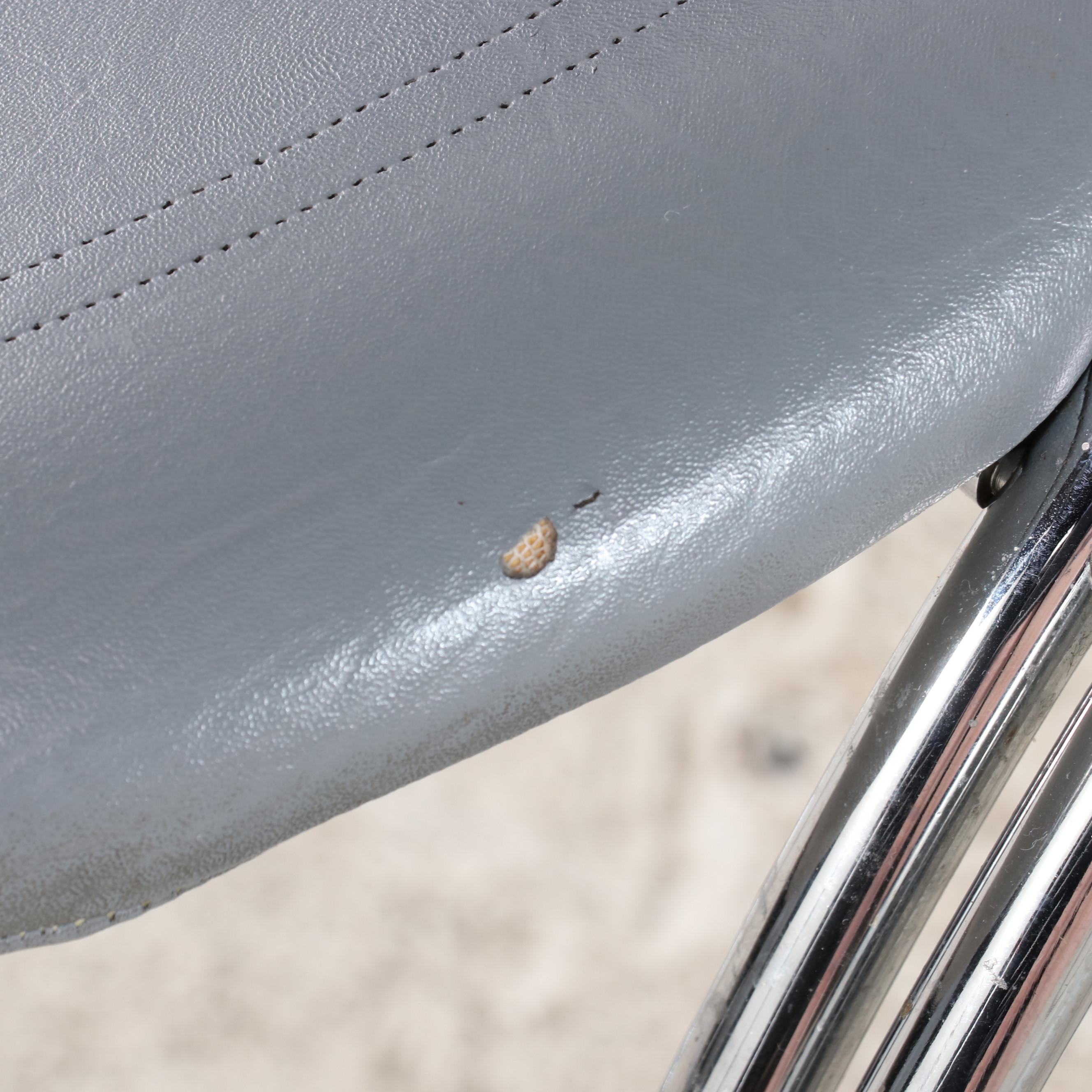 Four Thema Italian Modernist Chrome Cantilever Chairs, Attr. to Gastone Rinaldi