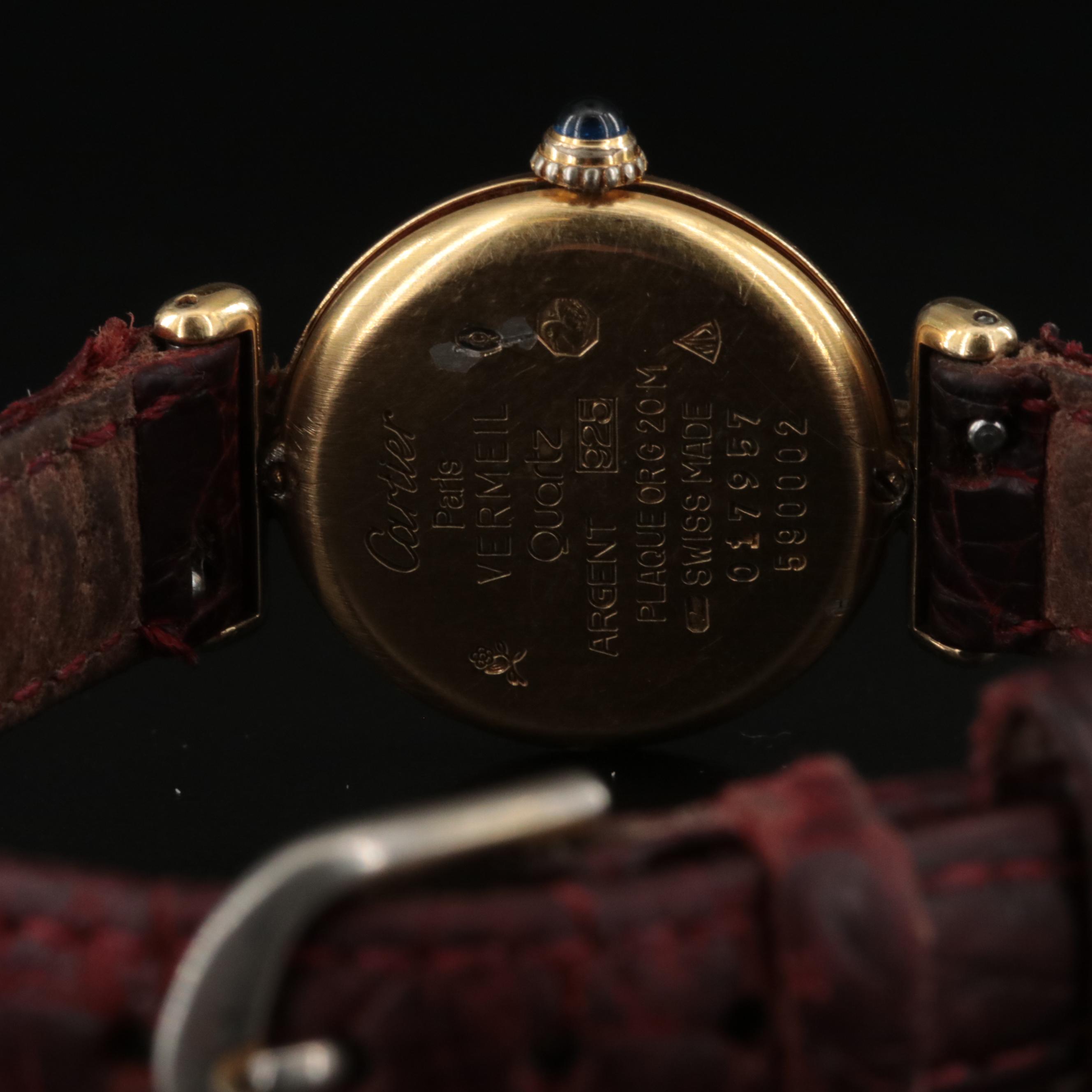 Cartier Must de Cartier Vermeil Watch