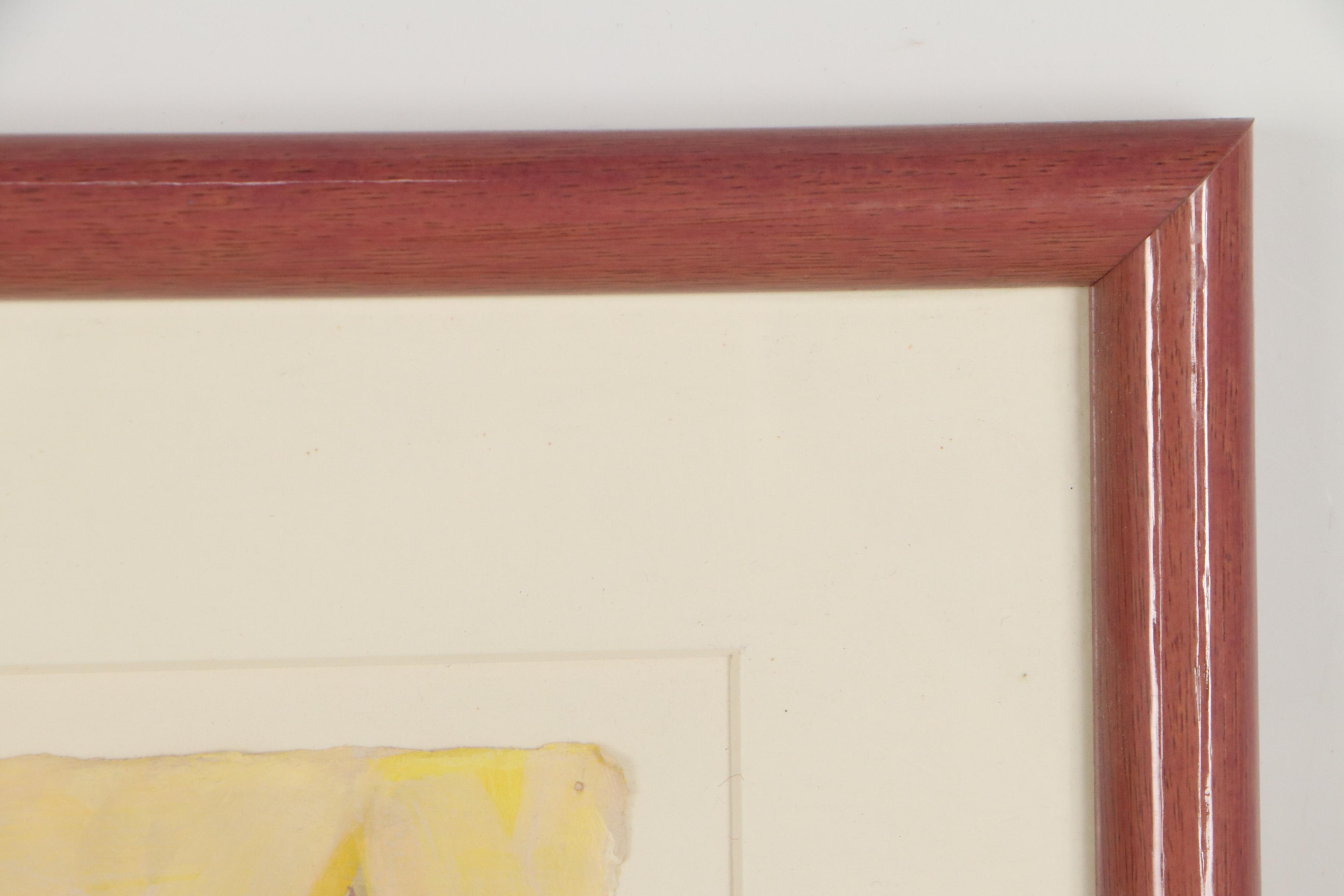 Sarah Roush Mixed Media Painting "Smoked Heart"