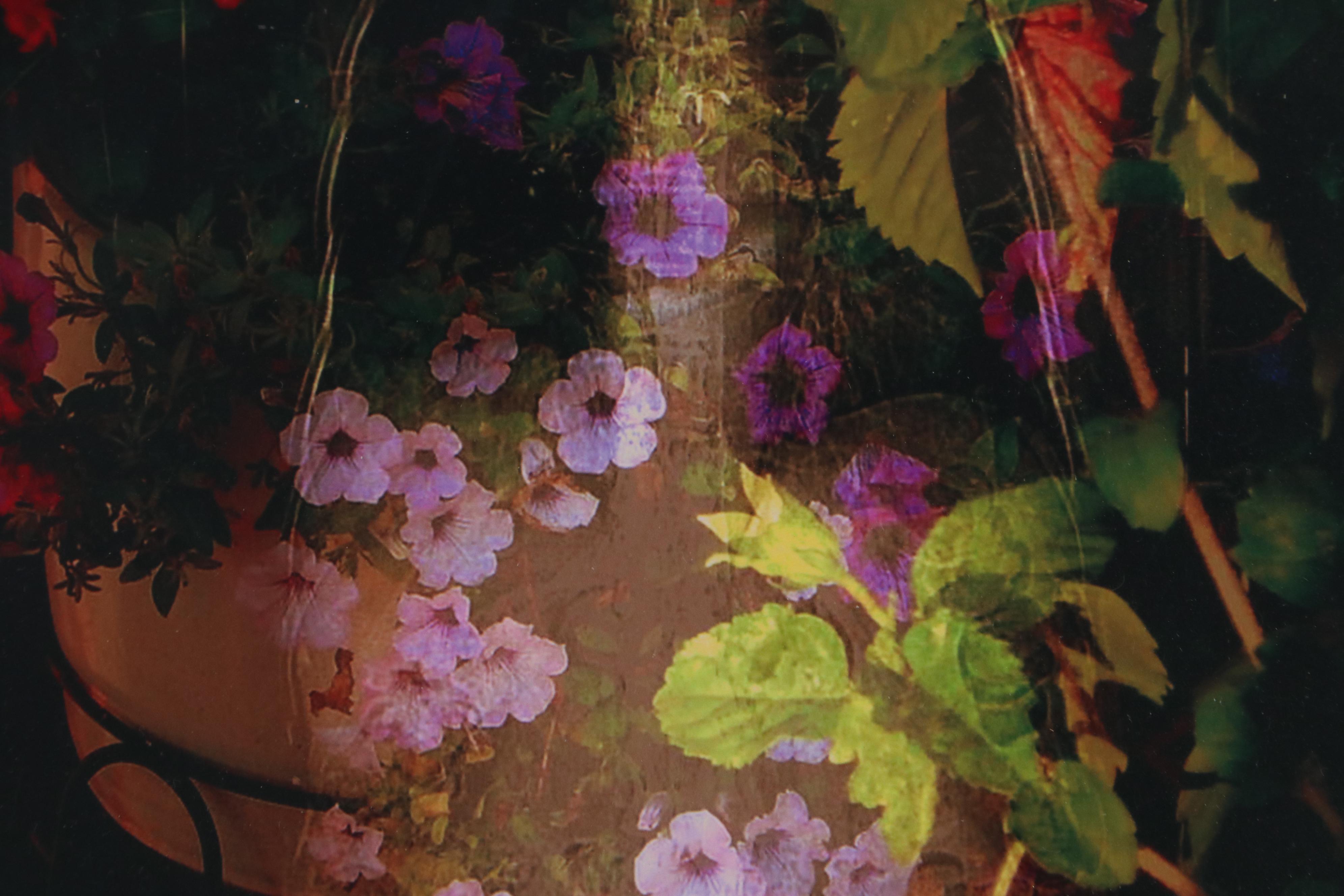 Sarah Roush Digital Collage "In the Photo Garden," 2006