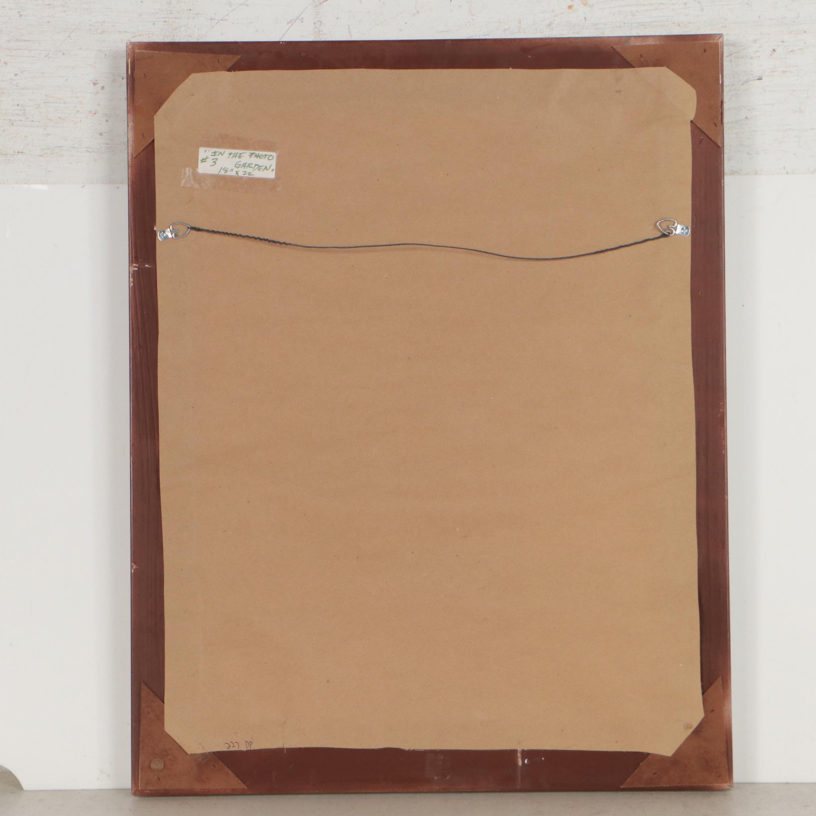 Sarah Roush Digital Collage "In the Photo Garden," 2006