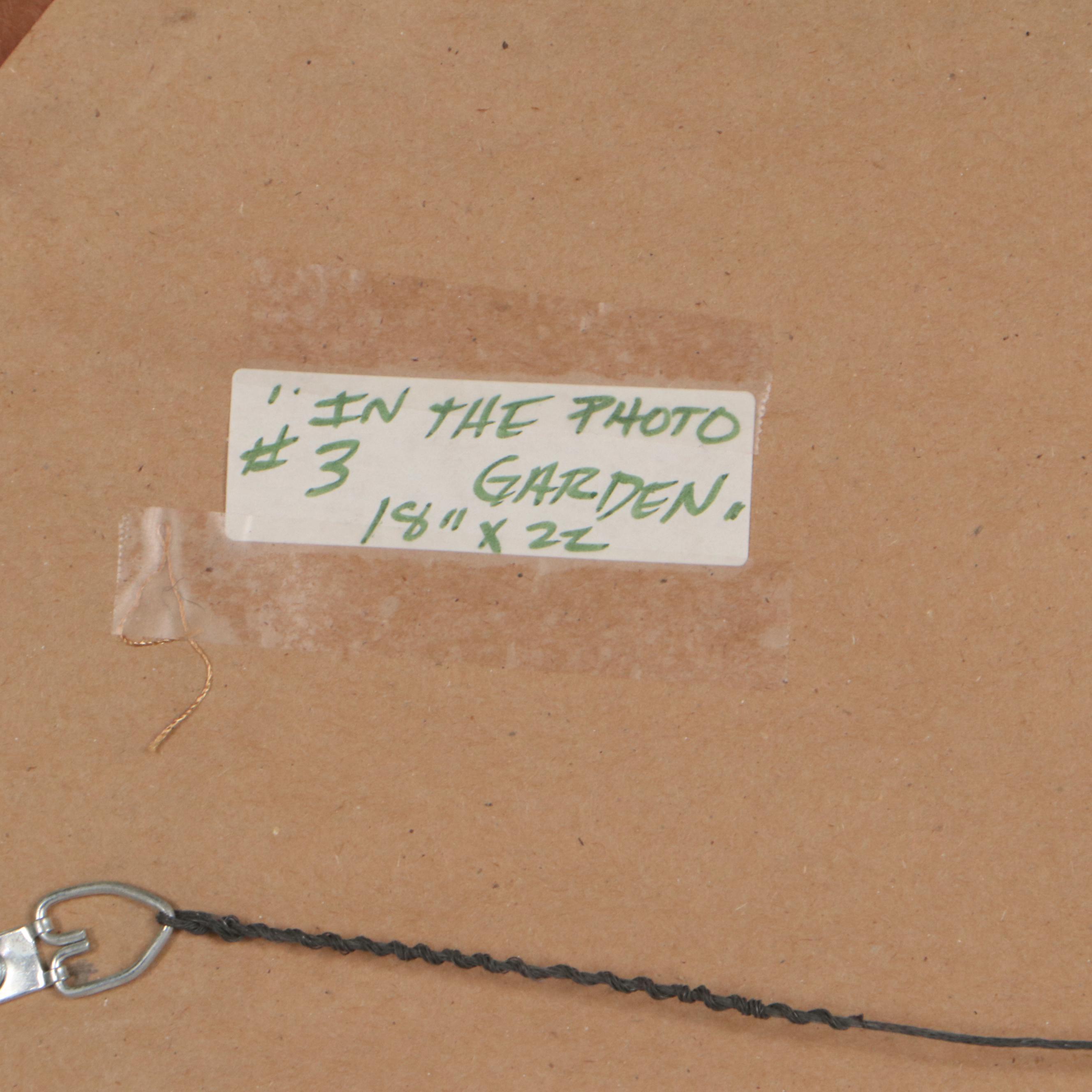 Sarah Roush Digital Collage "In the Photo Garden," 2006