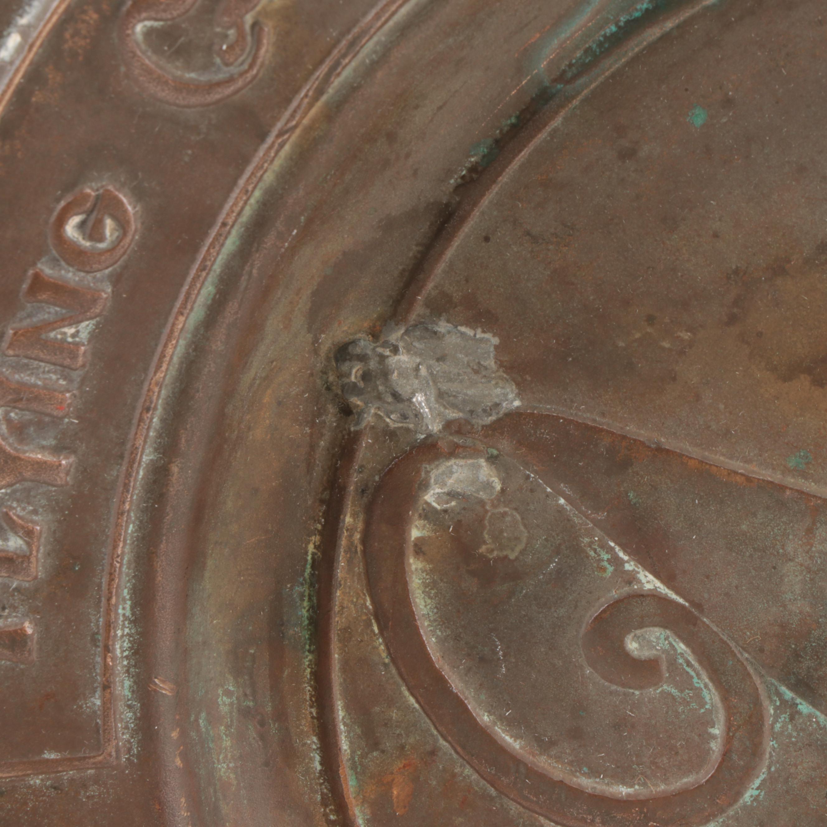 Wilton Armetale RWP Cast Metal Aladdin's Lamp Plate