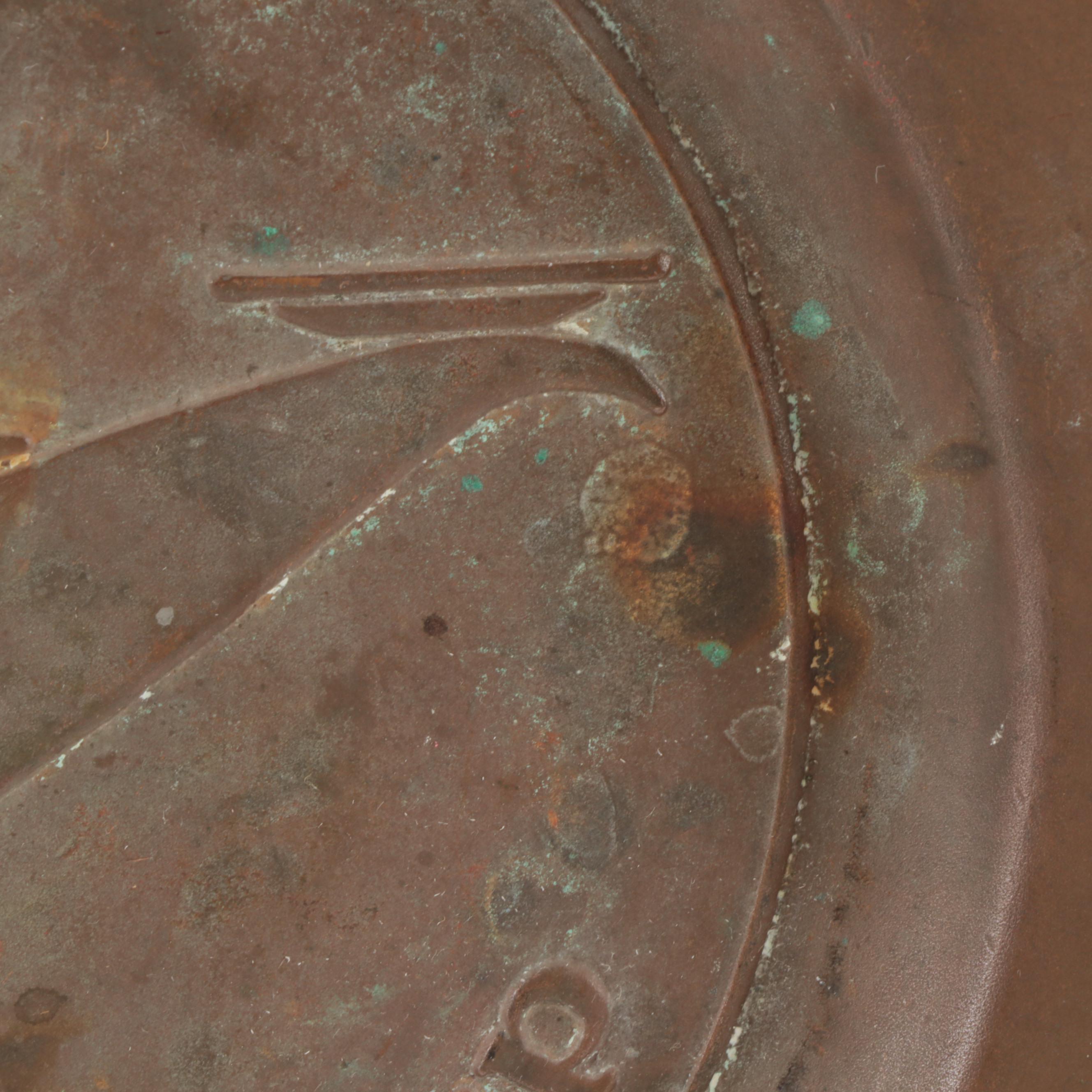 Wilton Armetale RWP Cast Metal Aladdin's Lamp Plate