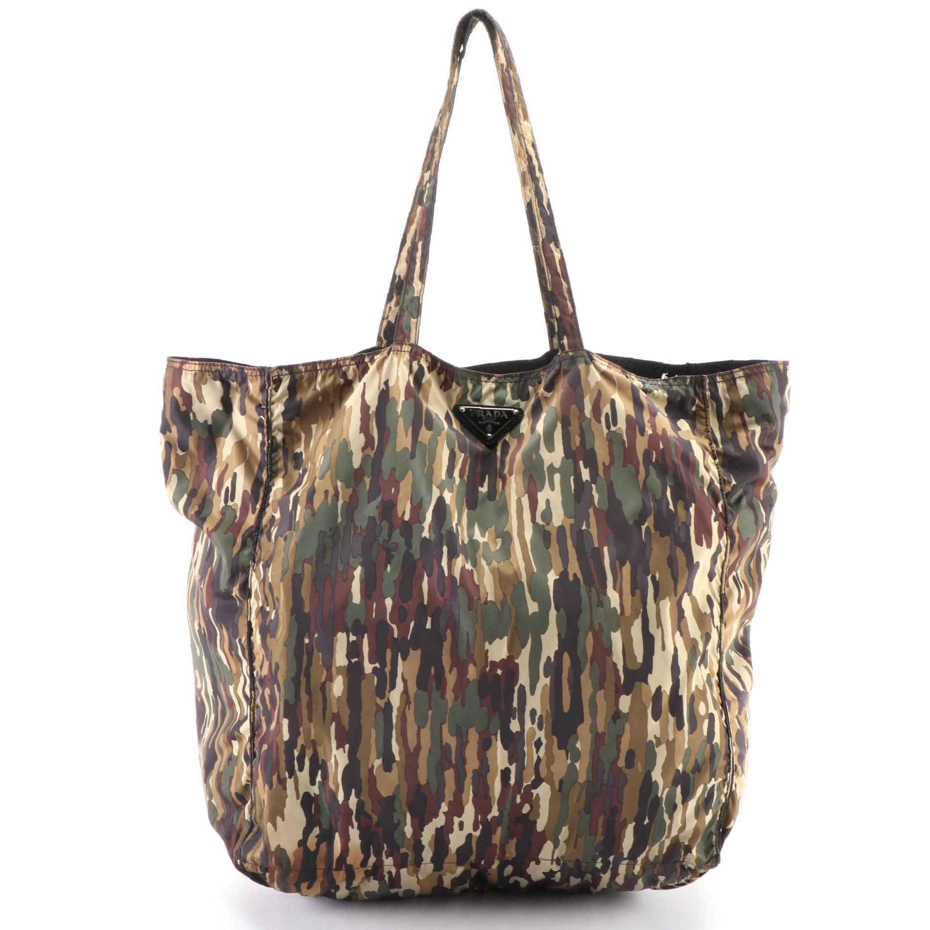 Prada Tote Bag in Camouflage Print Tessuto Nylon