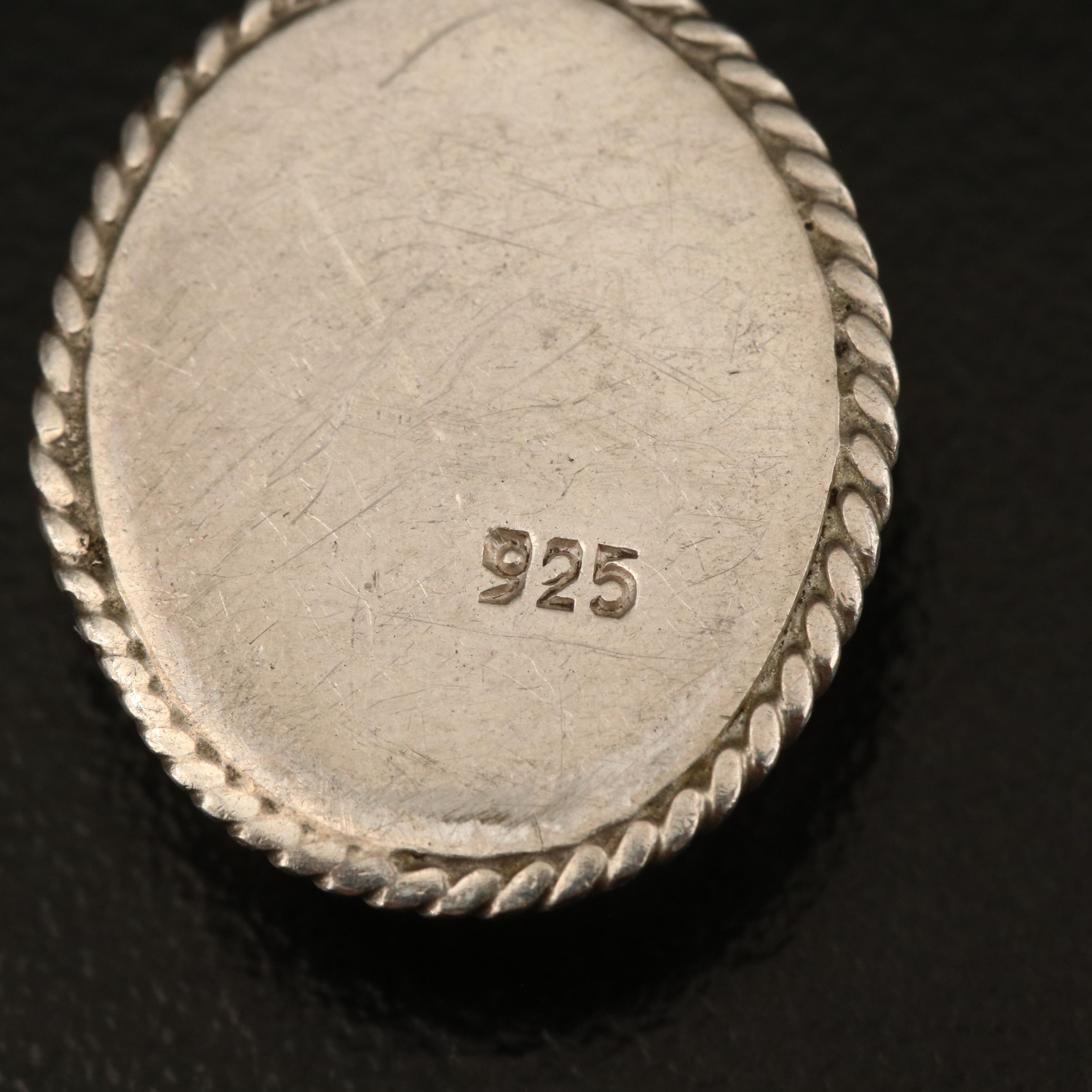 Sterling Pendant Necklaces with Turquoise, Jadeite and Beryl