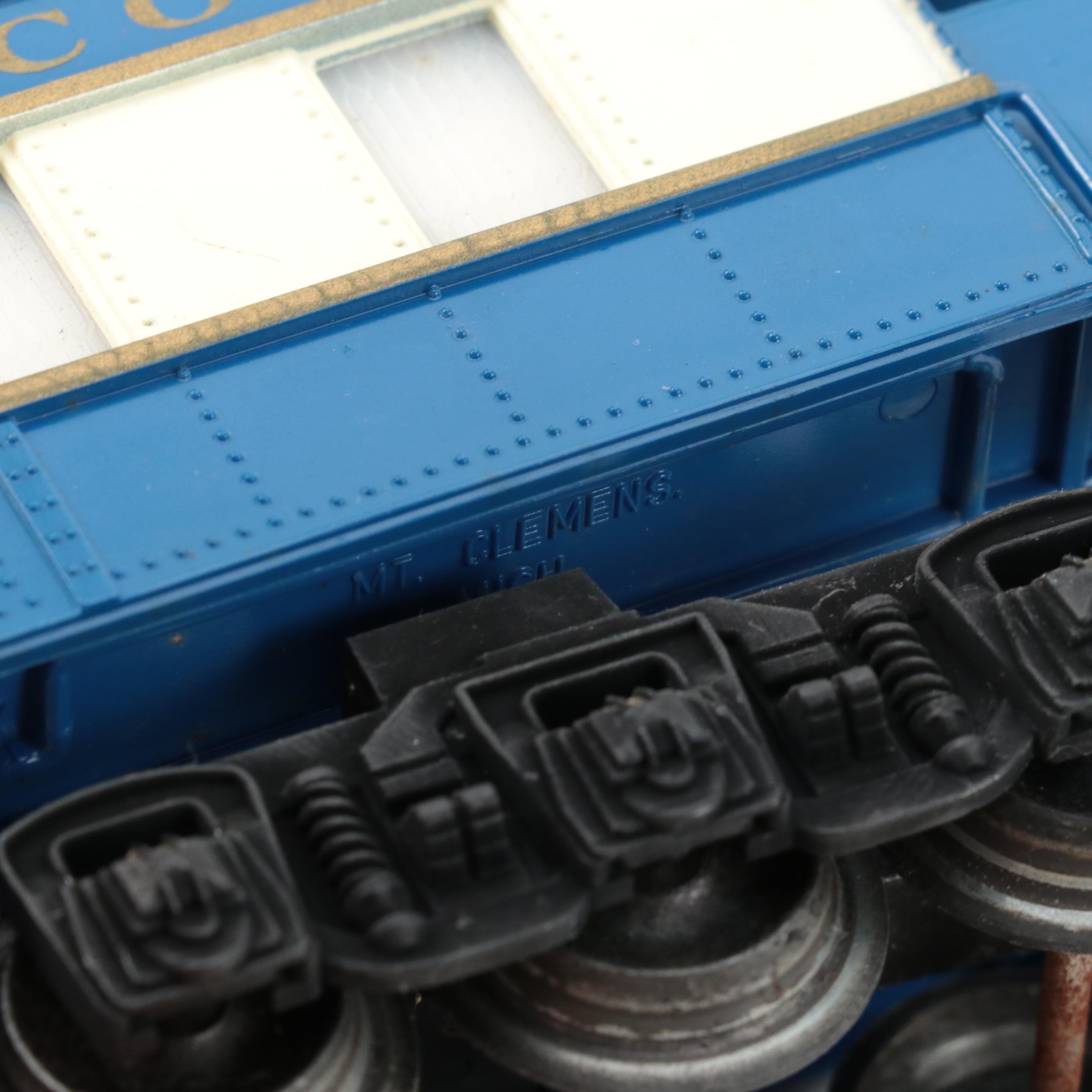 Lionel "The Blue Comet" Locomotive and Train Cars