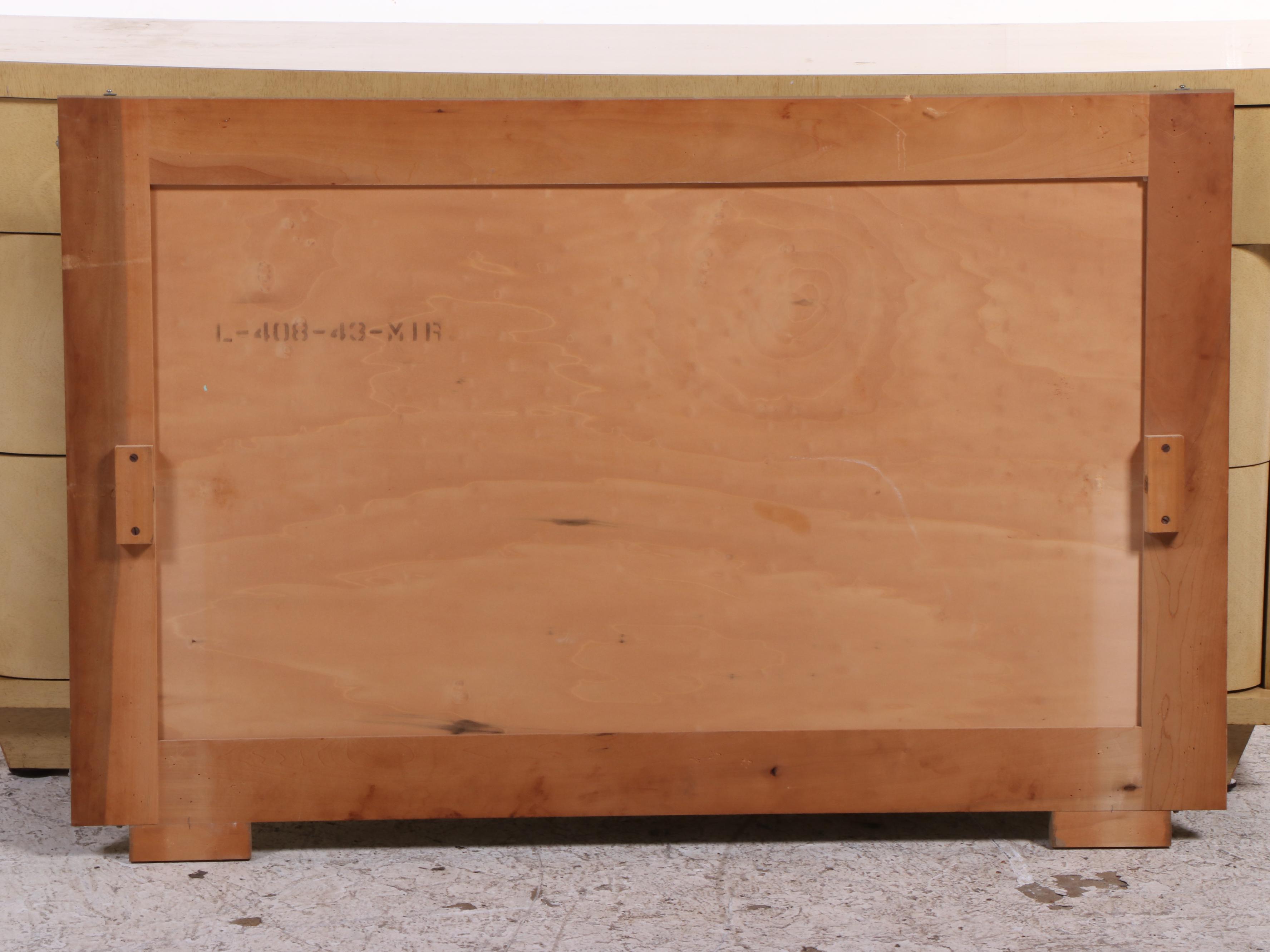 Kent Coffey Style Mid Century Modern Blonde Wood Ten-Drawer Dresser