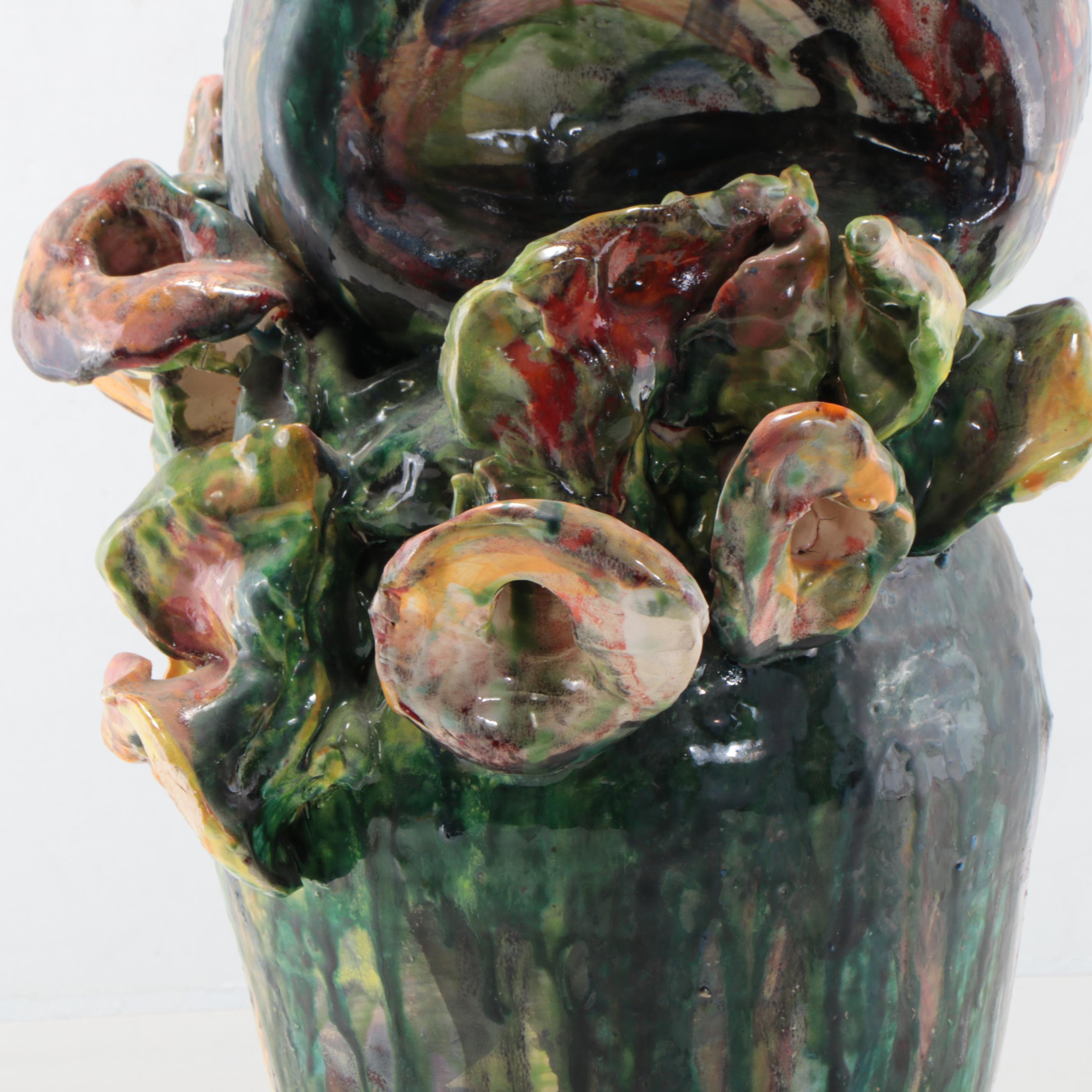 Sarah Roush Surreal Ceramic Sculptural Vase