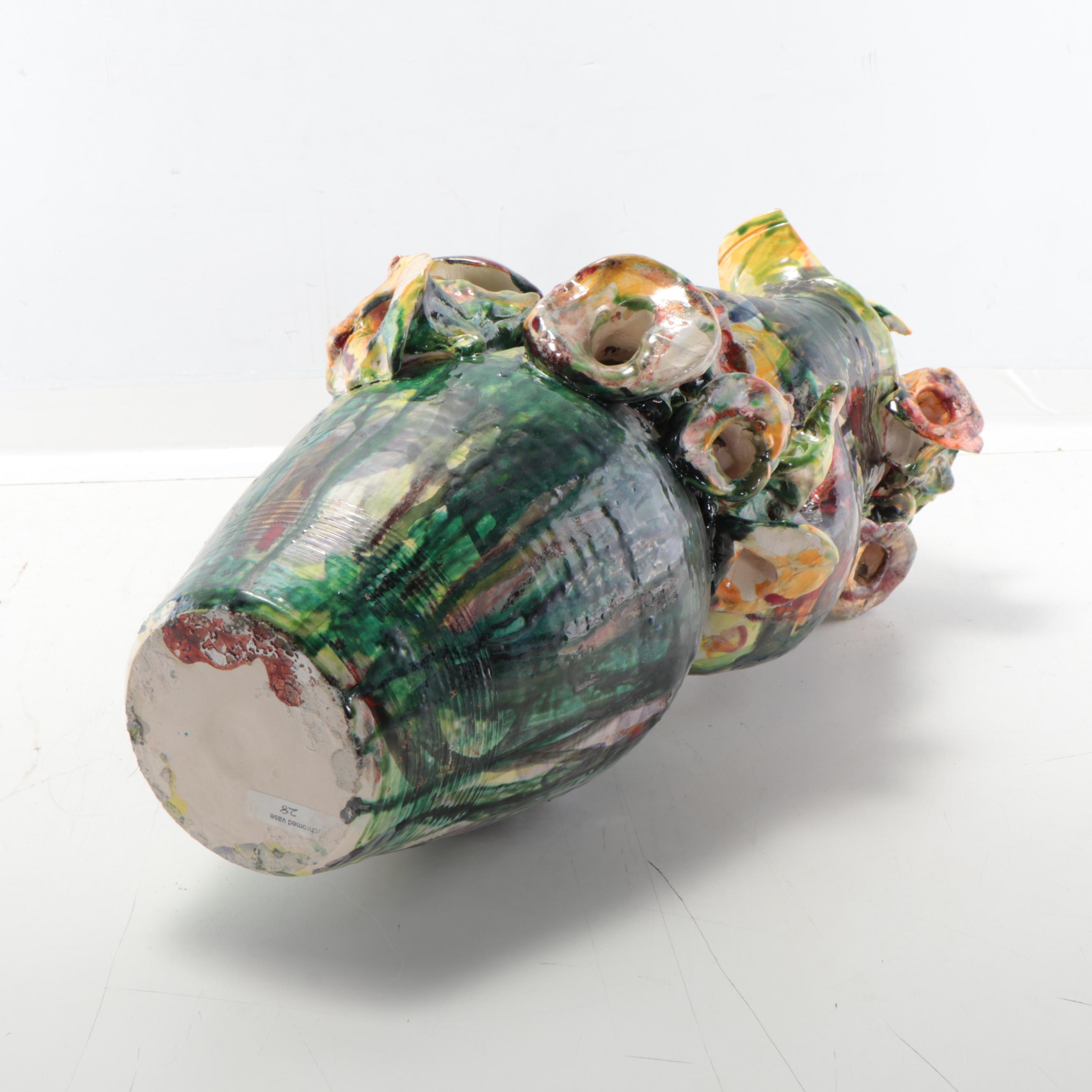 Sarah Roush Surreal Ceramic Sculptural Vase